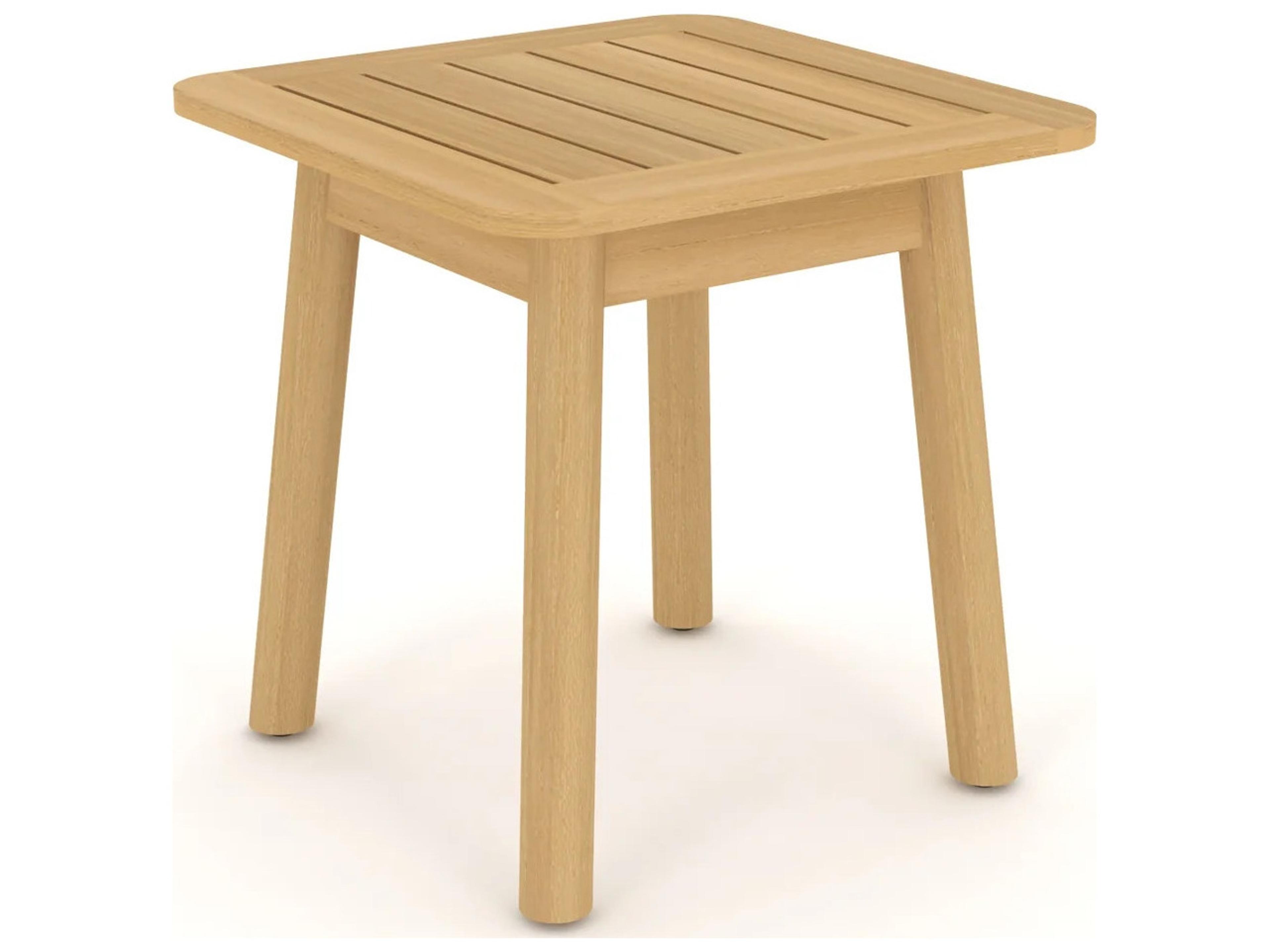 Royal Teak Collection Seville Teak Square End Table