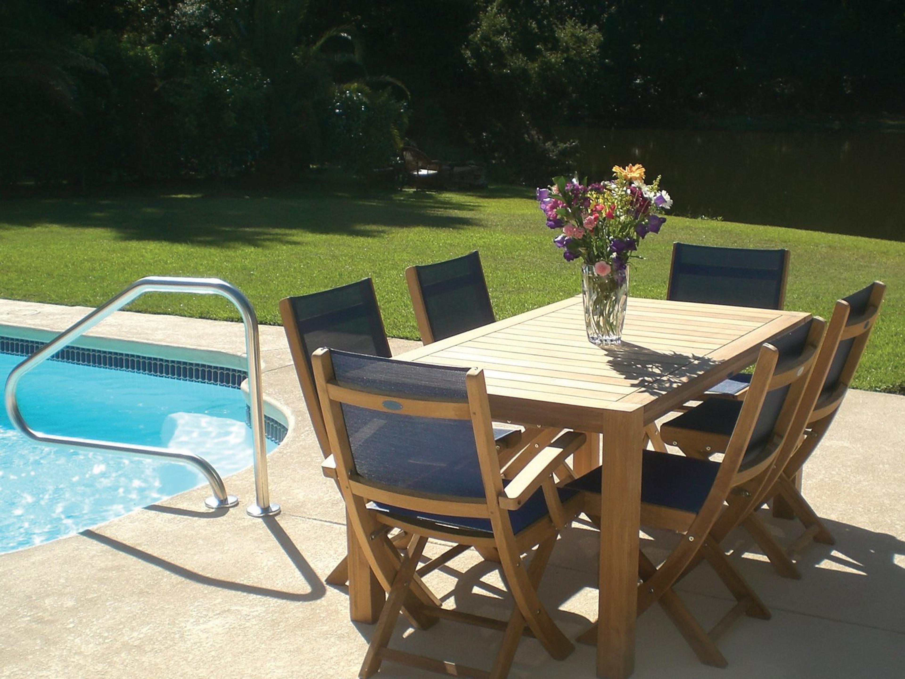 Royal Teak Collection Sailmate Outdoor Dining Set