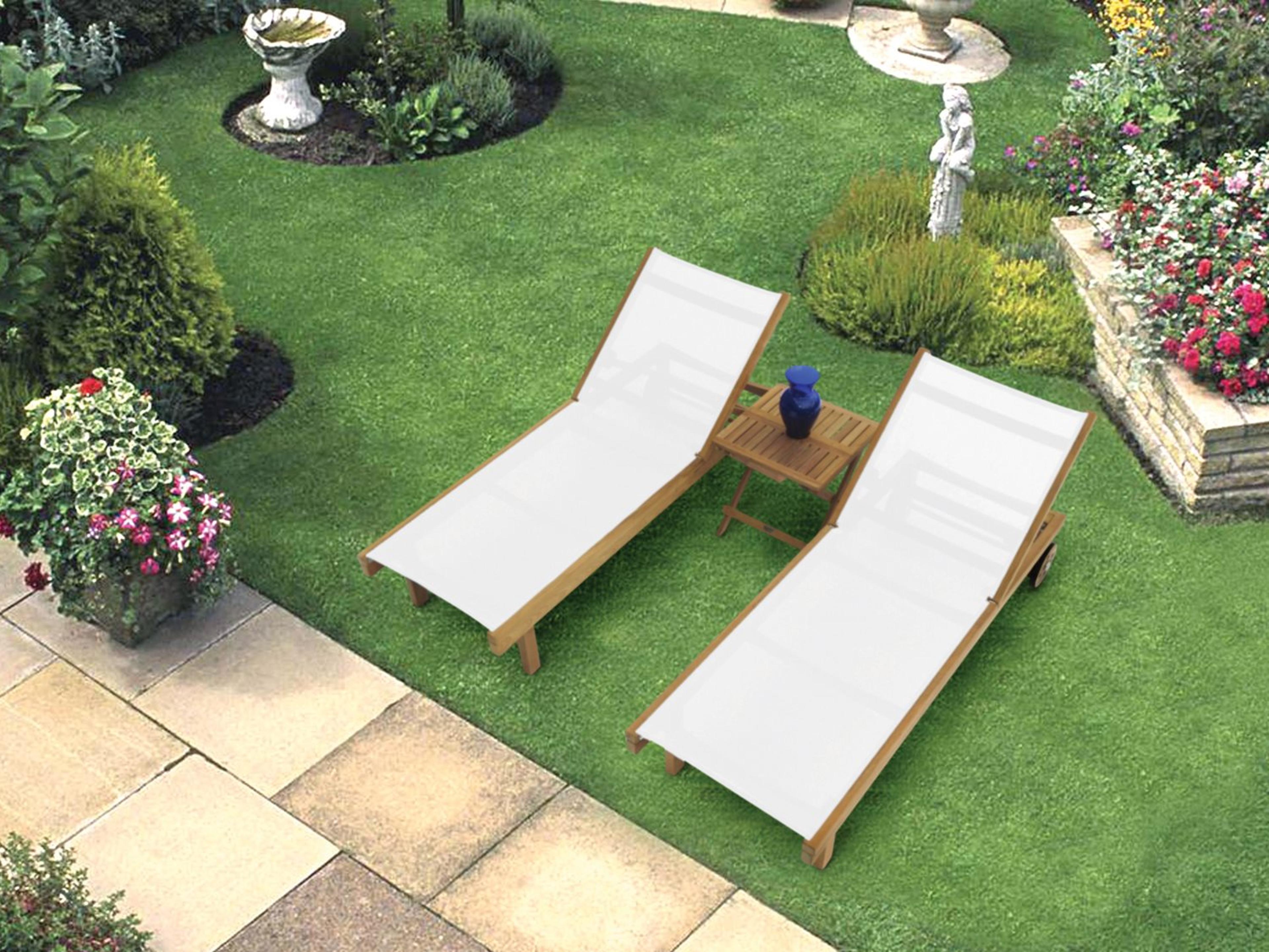 Royal Teak Collection Sundaze Outdoor Patio Lounge Set