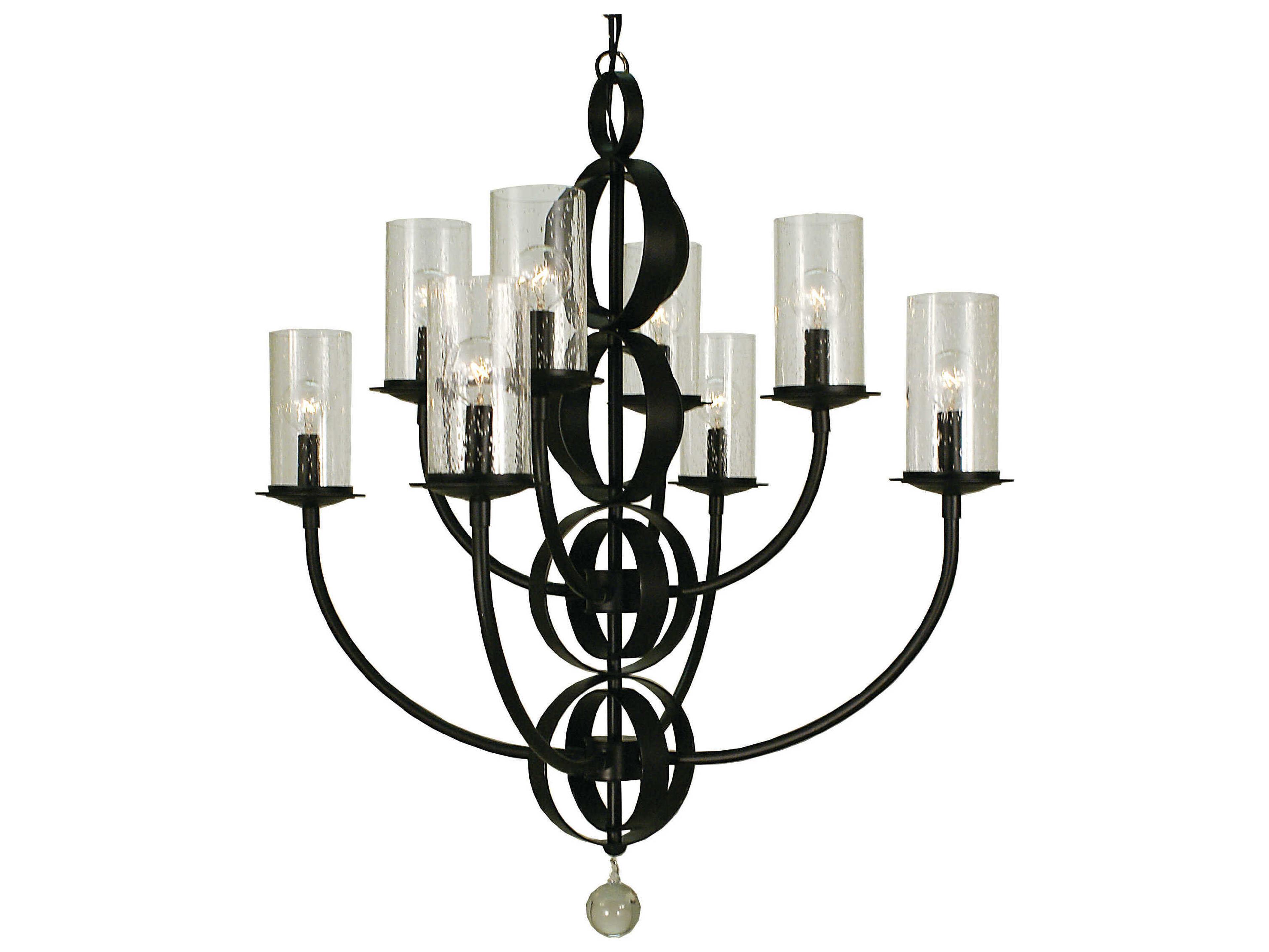 Framburg Compass 8-Light Cylinder Chandelier