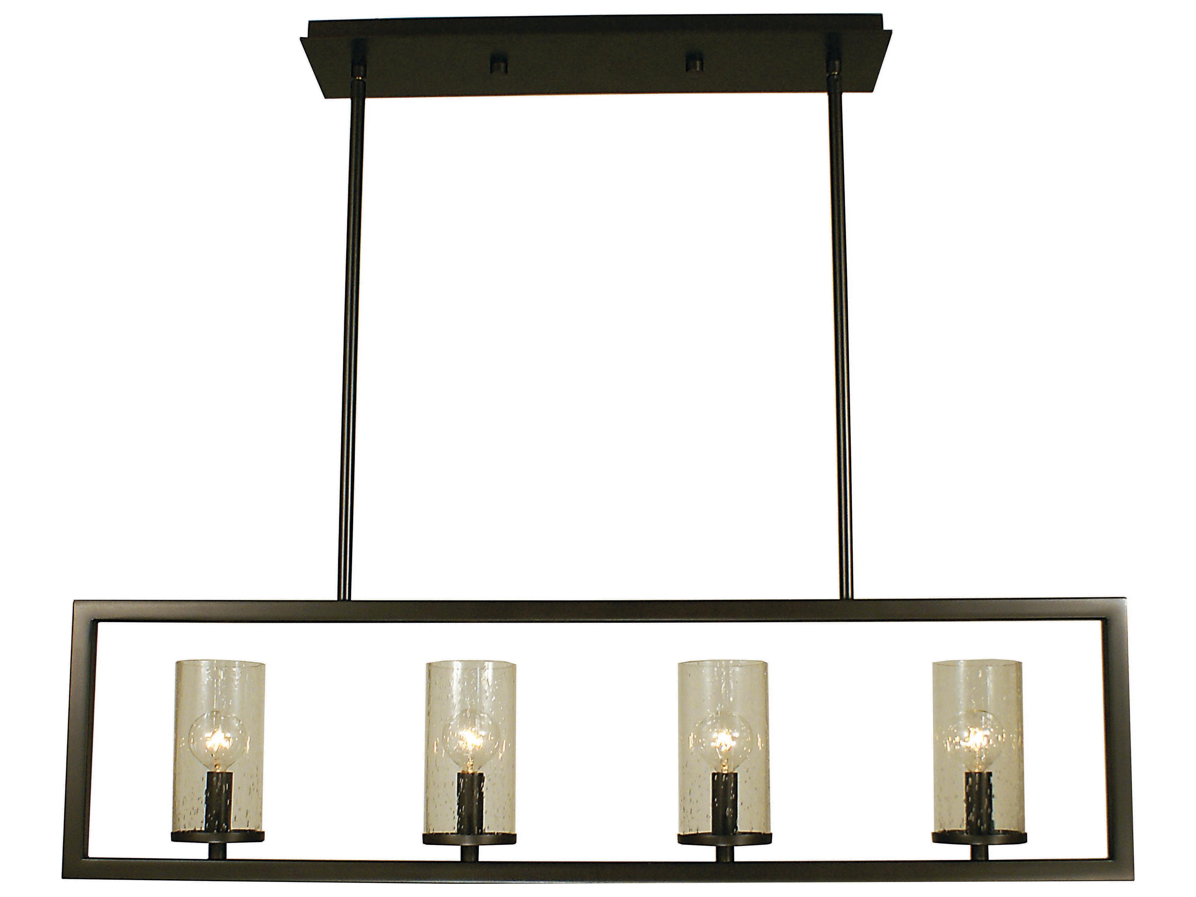 Framburg Theorem 4-Light Cylinder Island Pendant