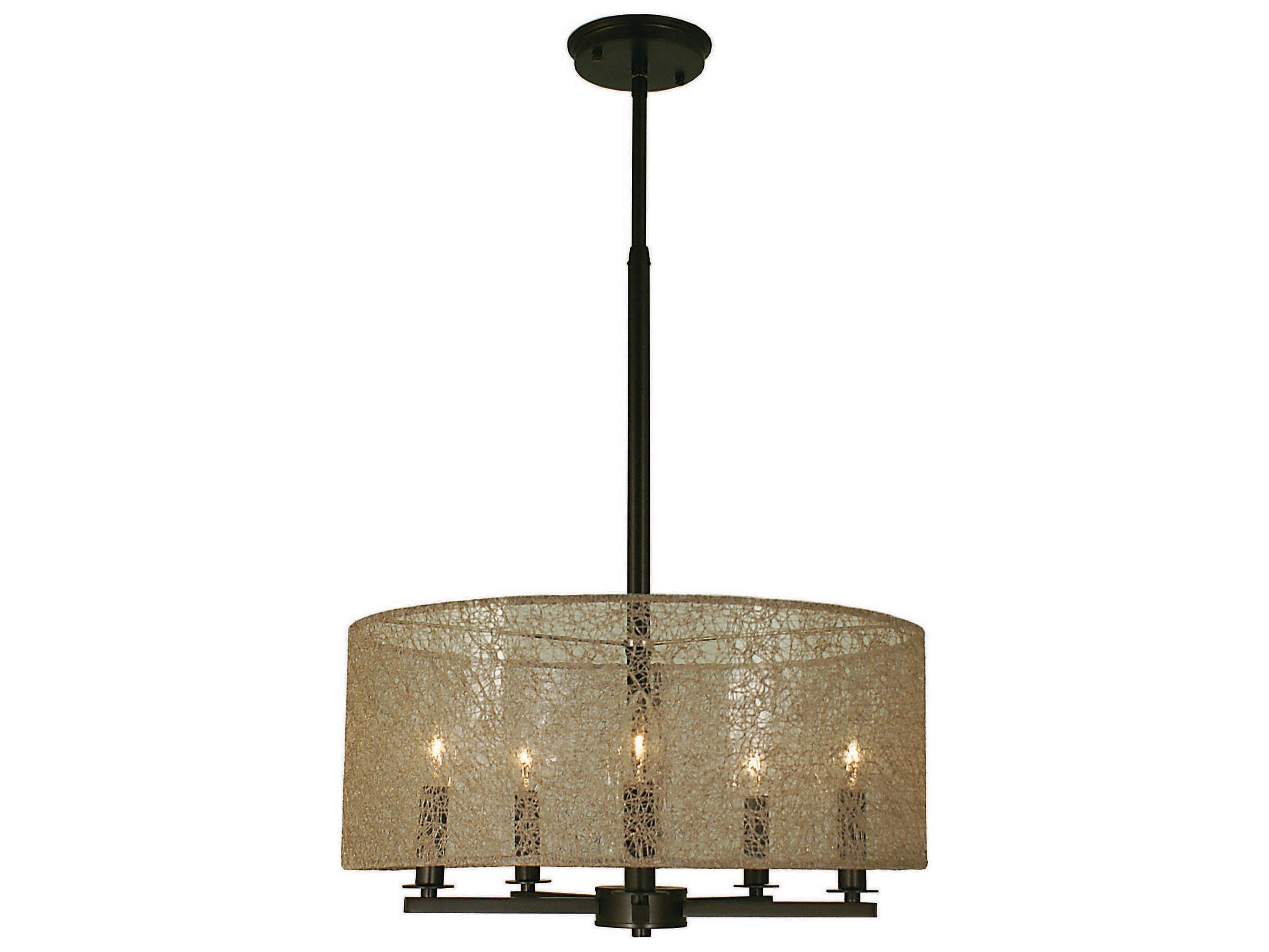 Framburg Chloe 5-Light Brown Chandelier