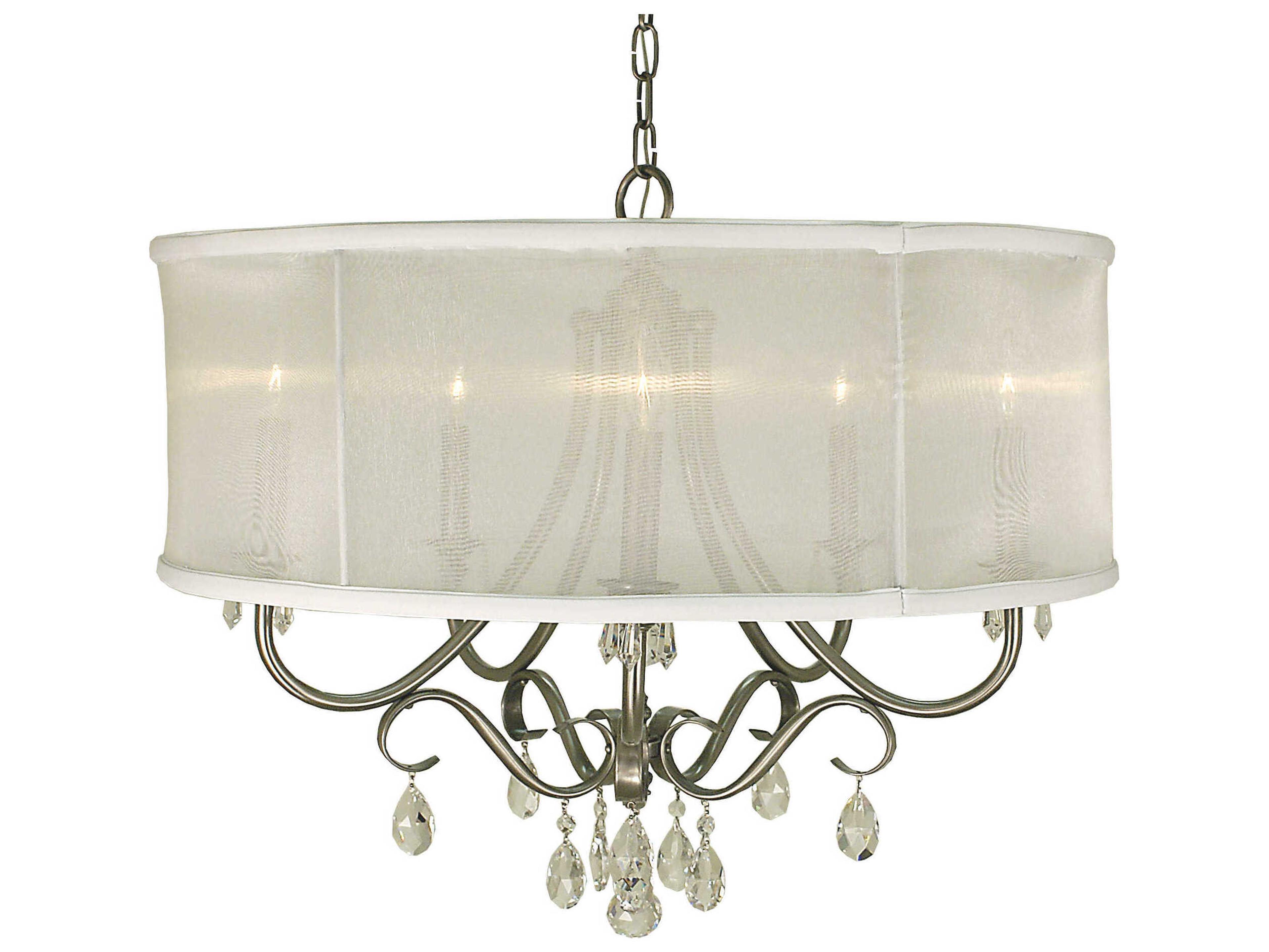 Framburg Liebestraum 5-Light White Chandelier
