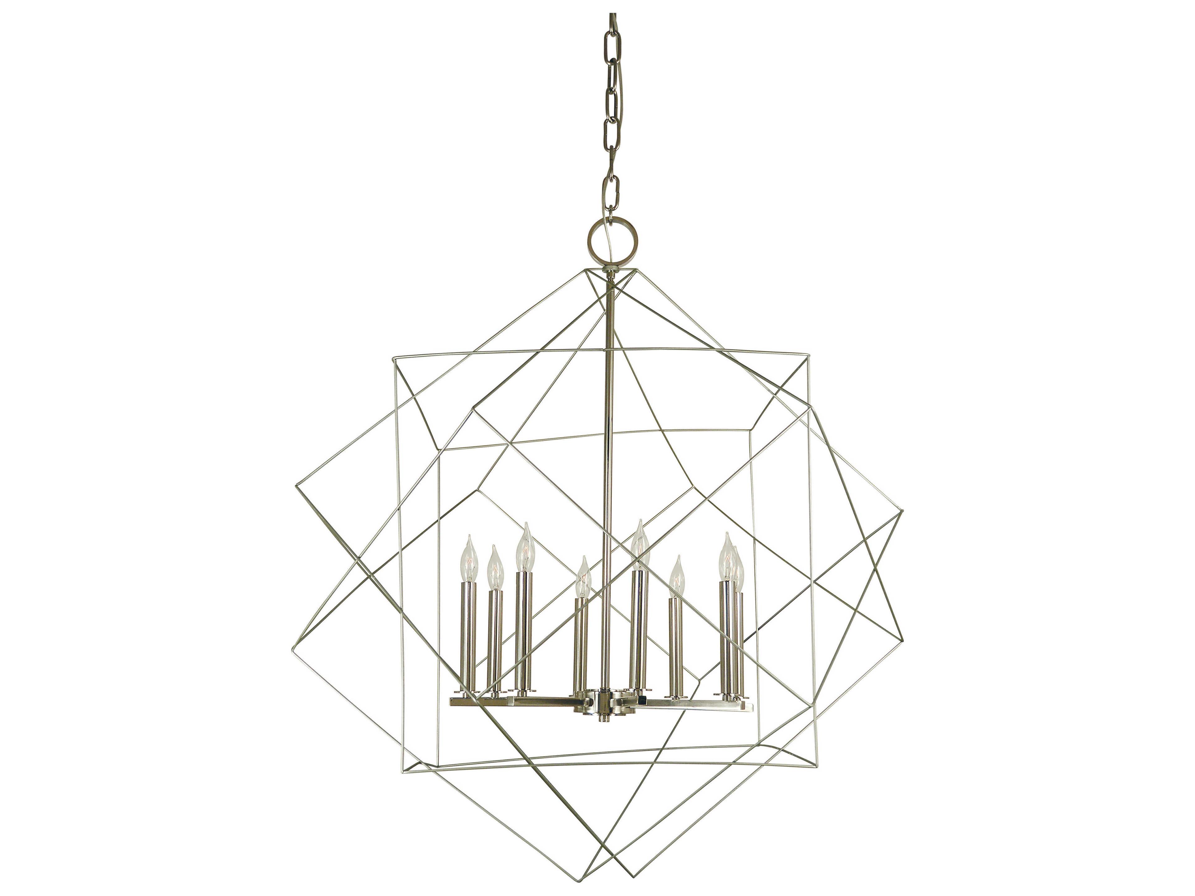 Framburg Etoile 8-Light Geometric Chandelier