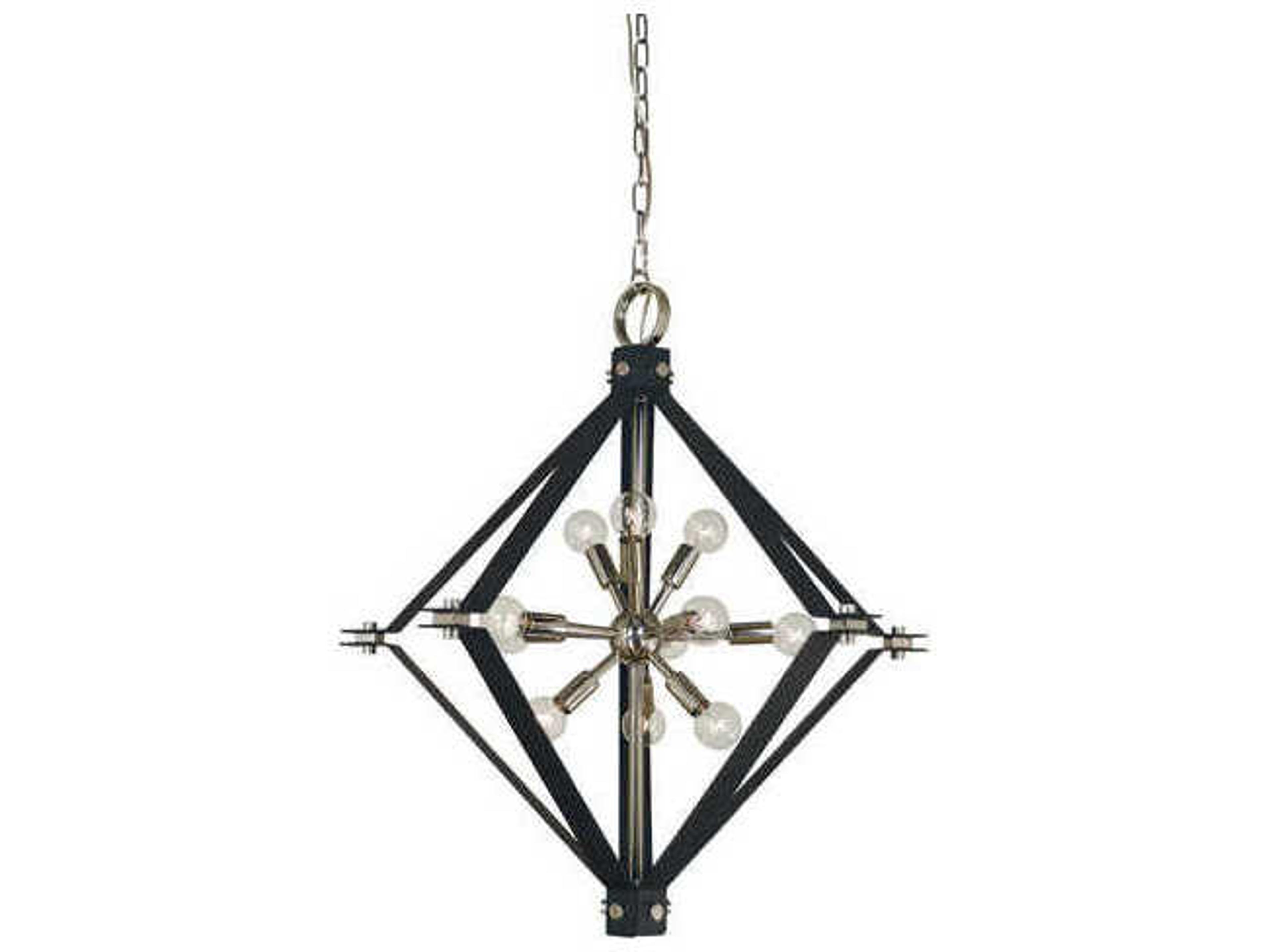 Framburg Axis 11-Light Geometric Chandelier