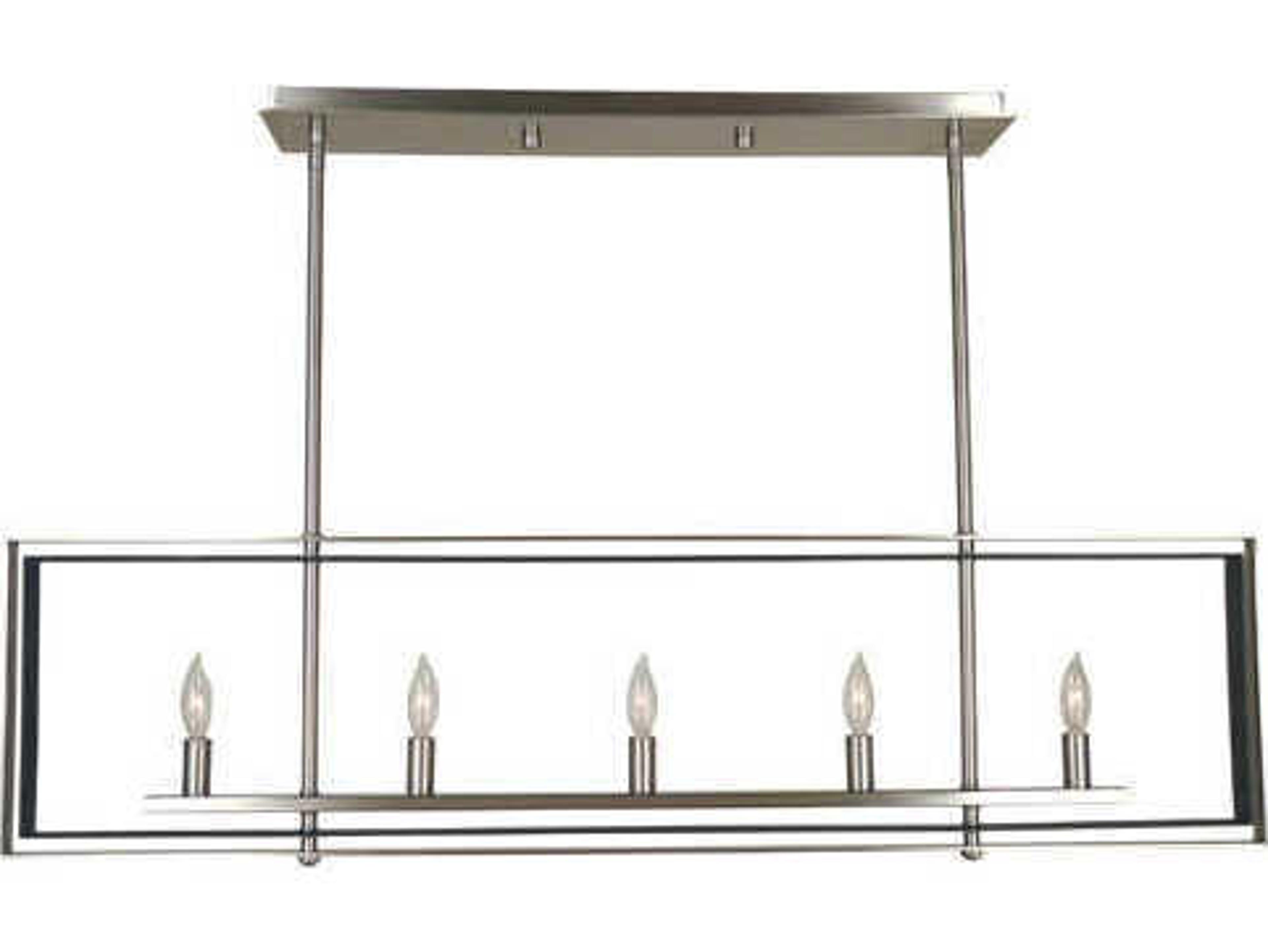 Framburg Symmetry 5-Light Geometric Island Pendant