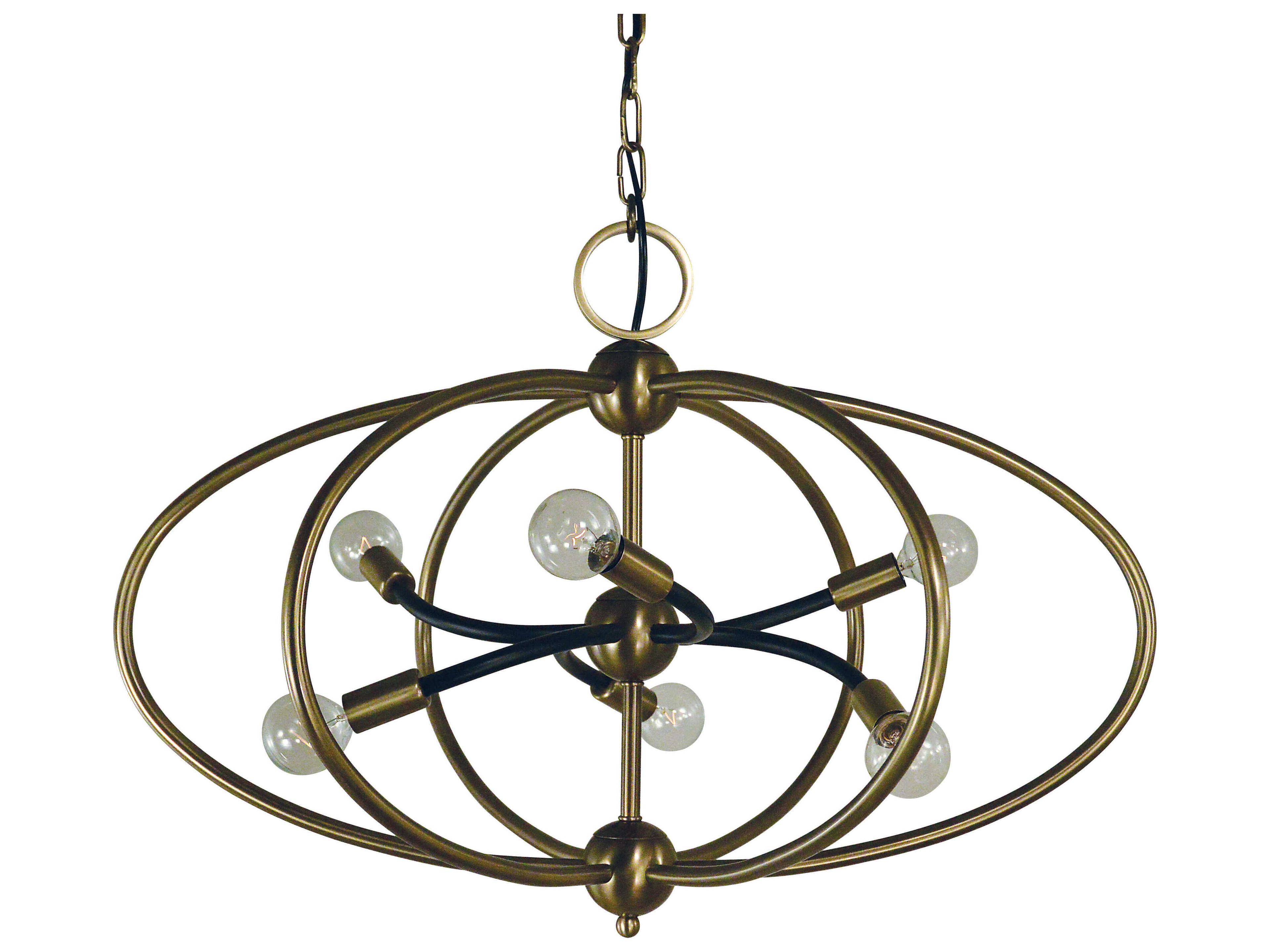 Framburg Orbit 6-Light Geometric Chandelier