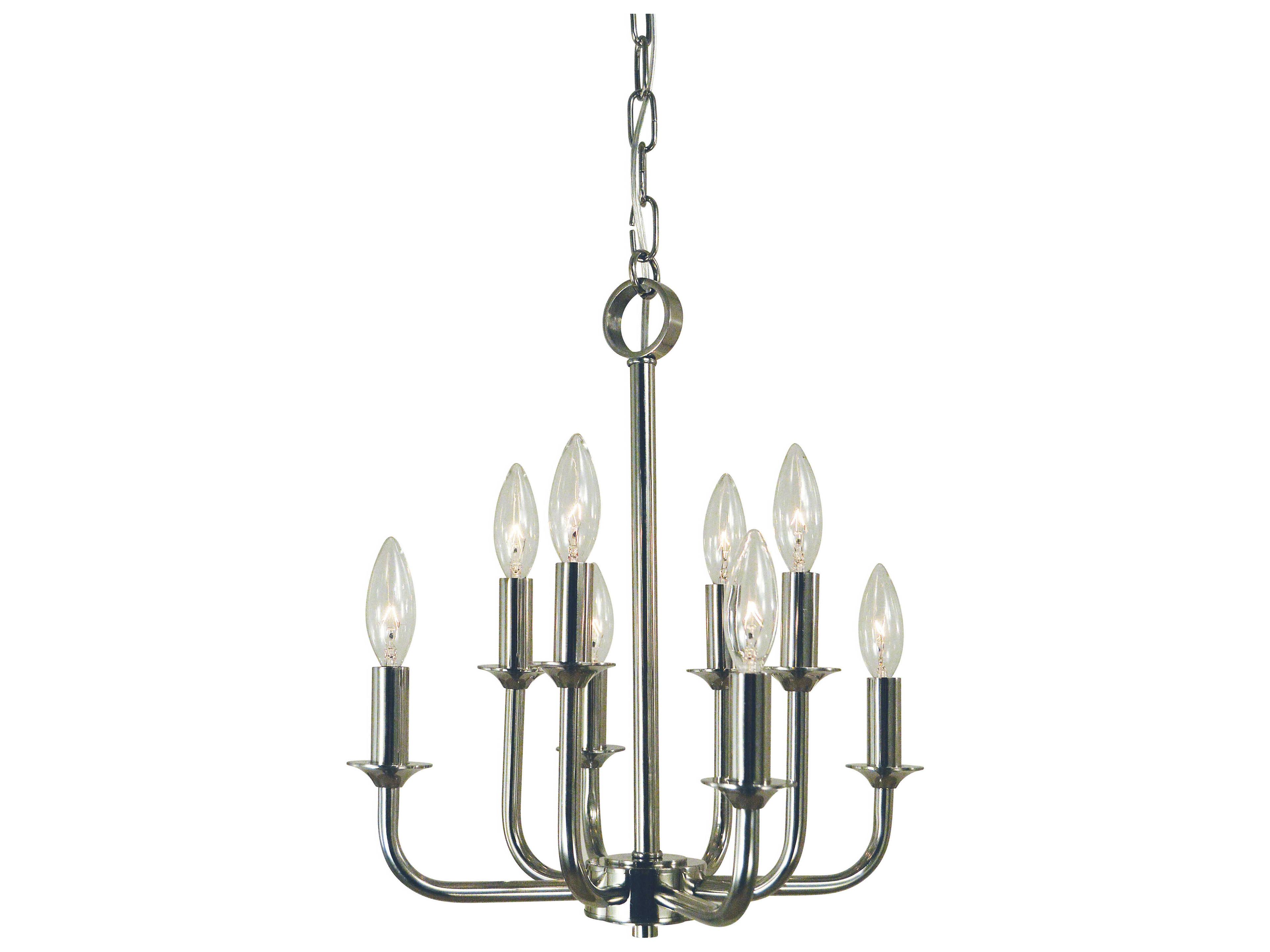 Framburg Boulevard 6-Light Polished Nickel Chandelier