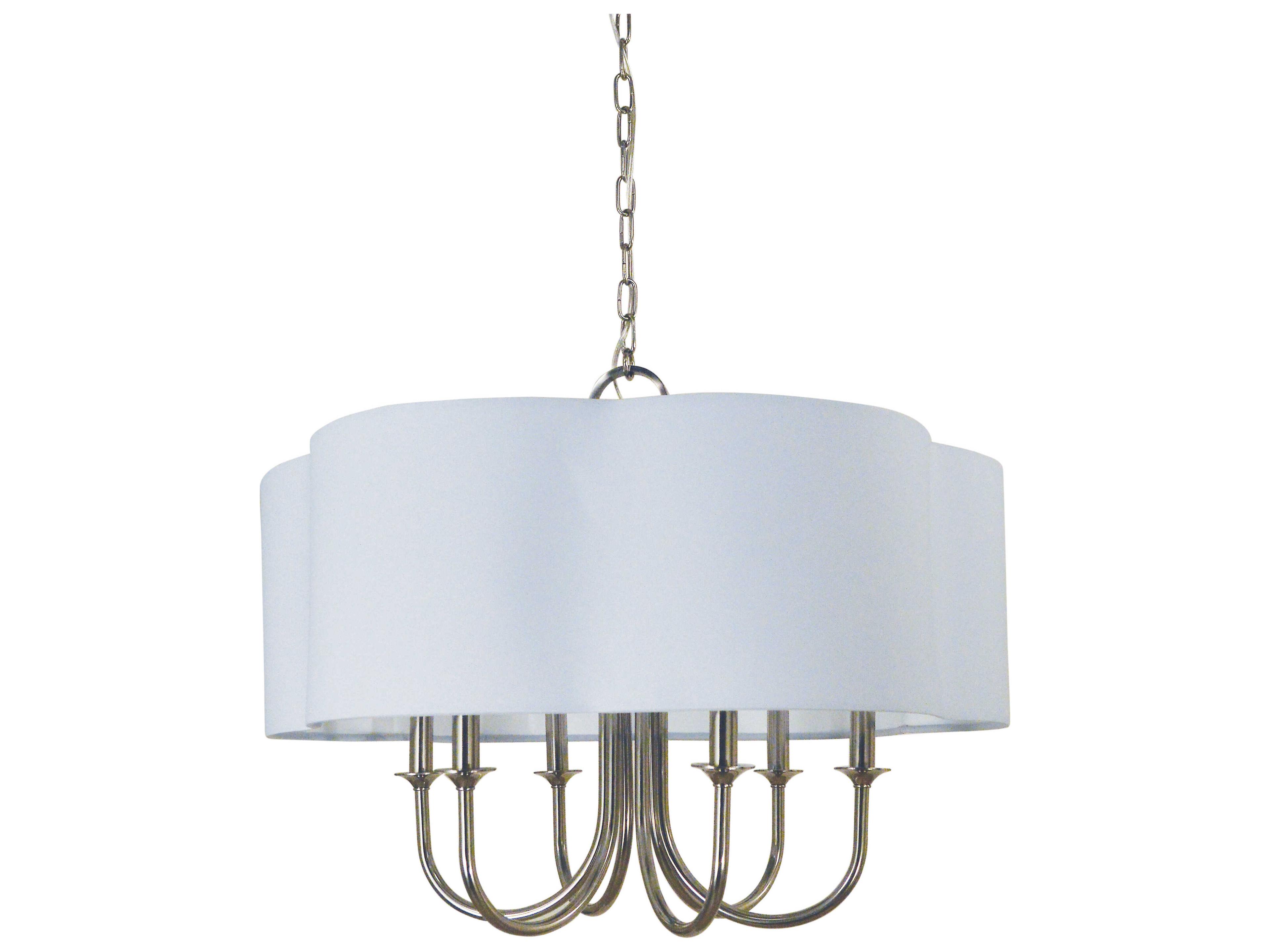 Framburg Desire 6-Light Polished Nickel Chandelier