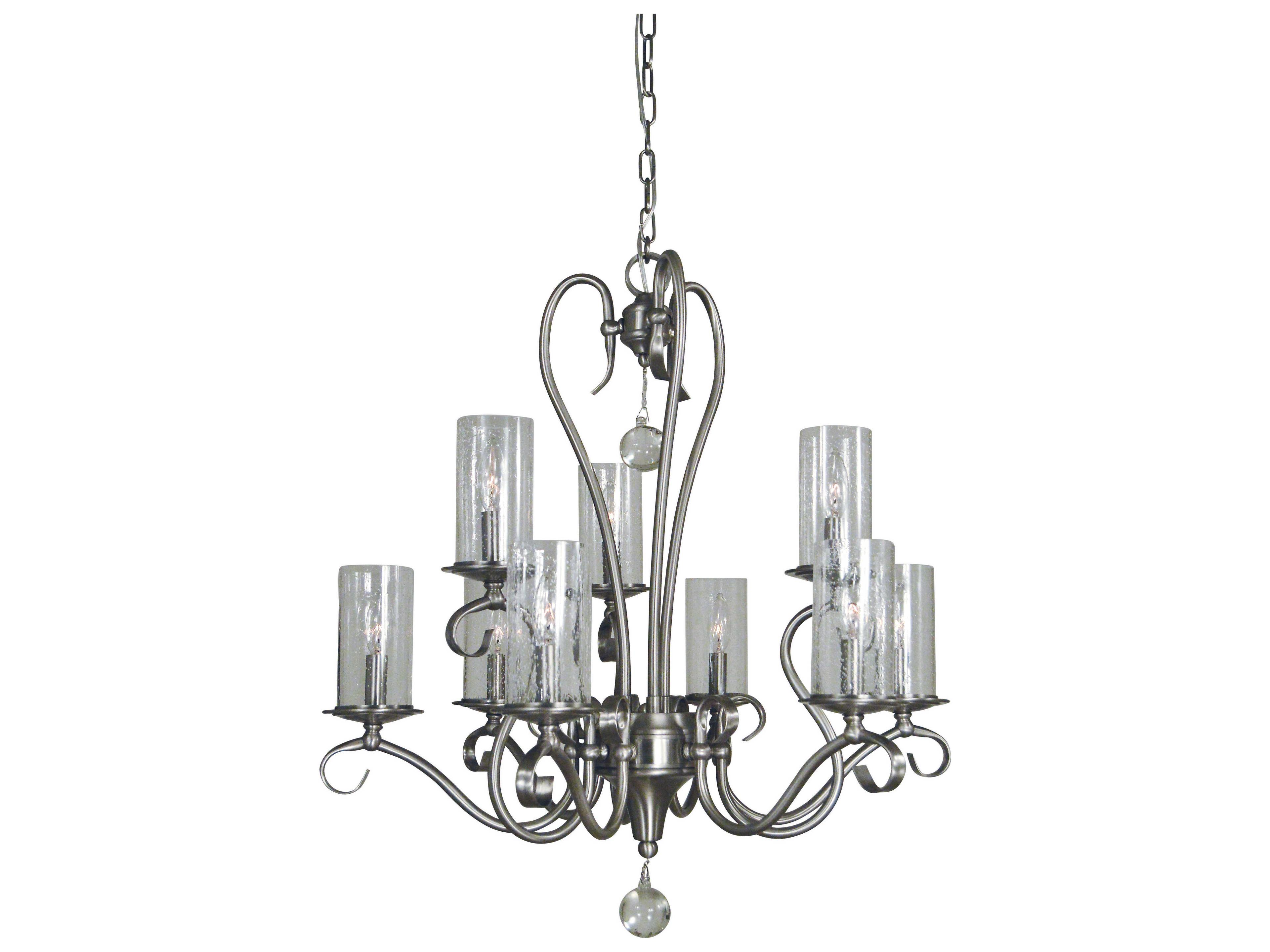 Framburg Ilsa 9-Light Cylinder Chandelier