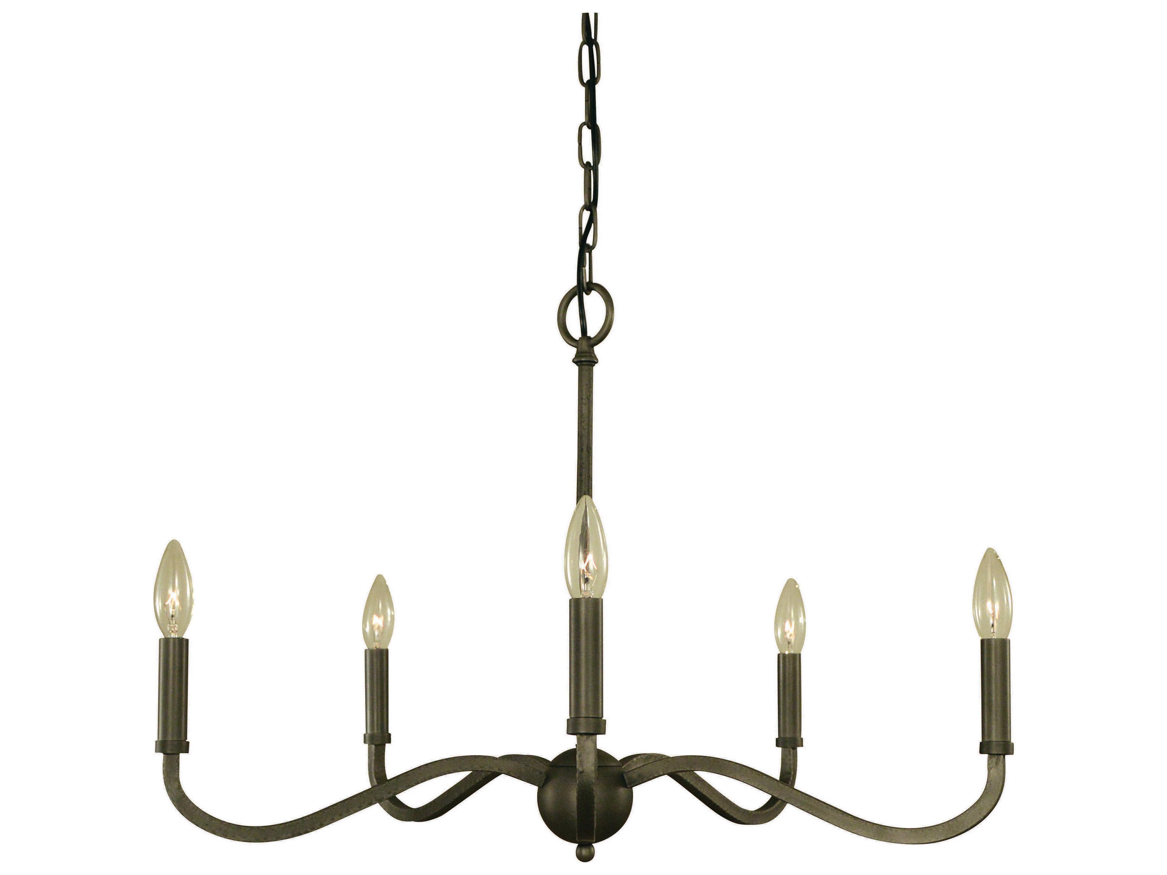 Framburg Heidelberg 5-Light Candelabra Chandelier