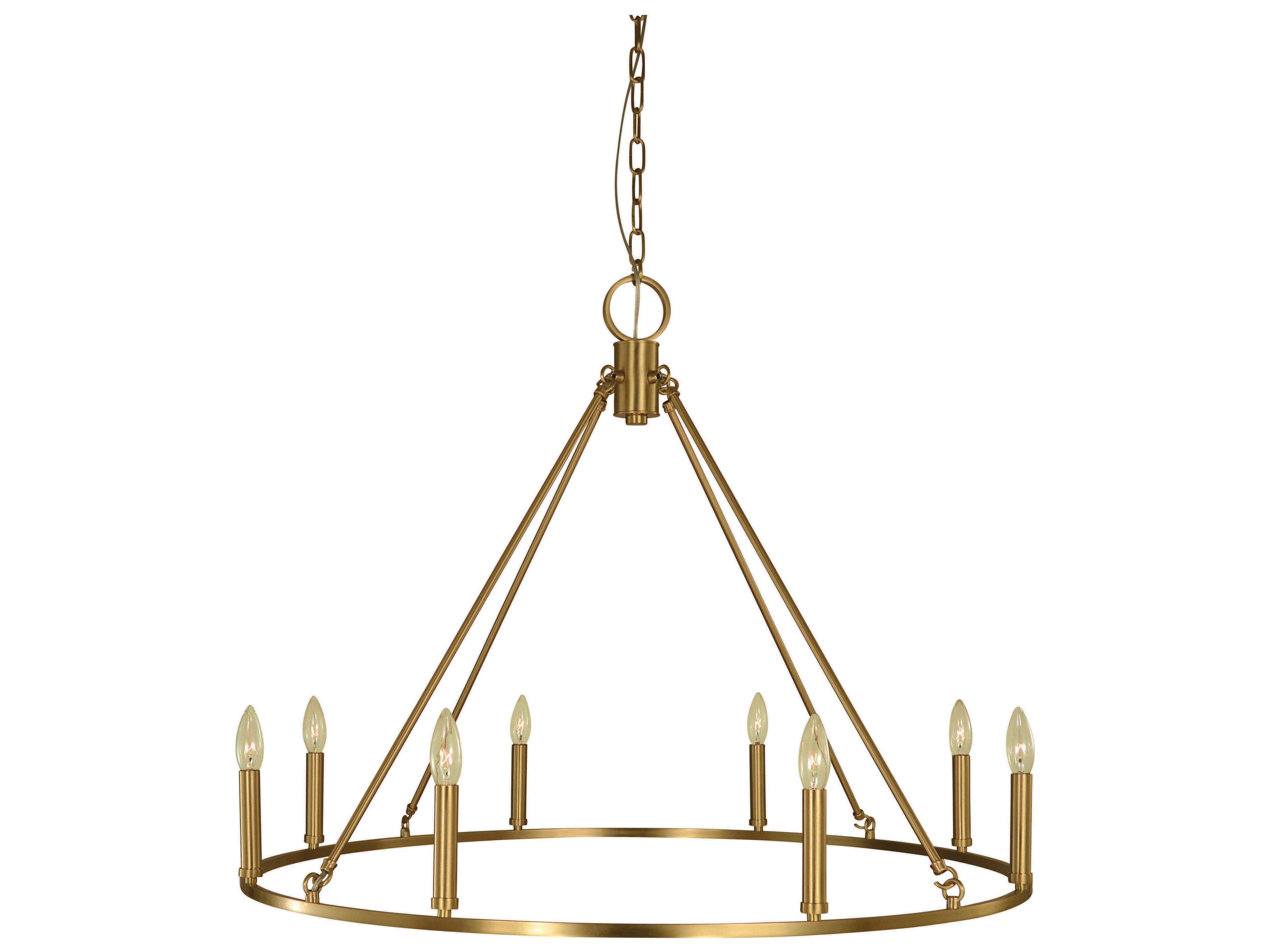 Framburg Midtown 8-Light Candelabra Chandelier