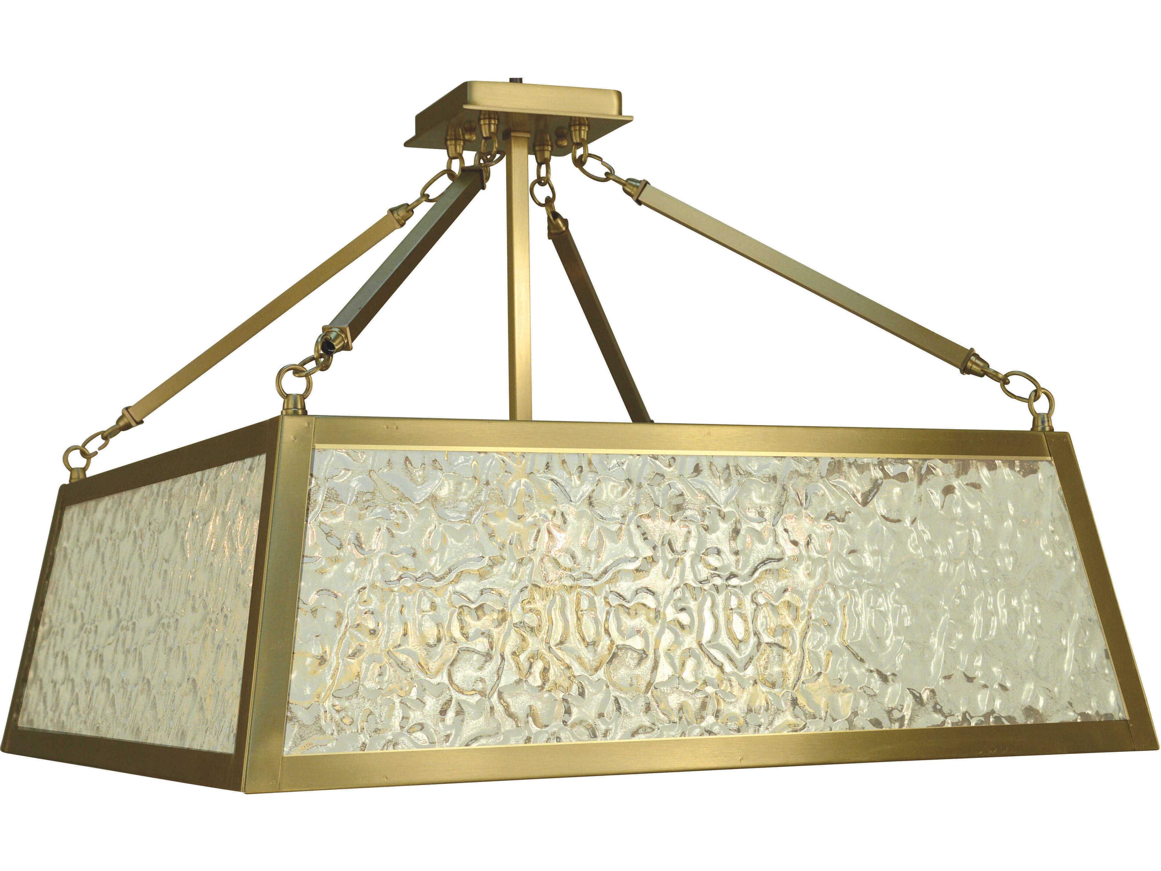 Framburg Avery 5-Light Brushed Brass Semi Flush Mount