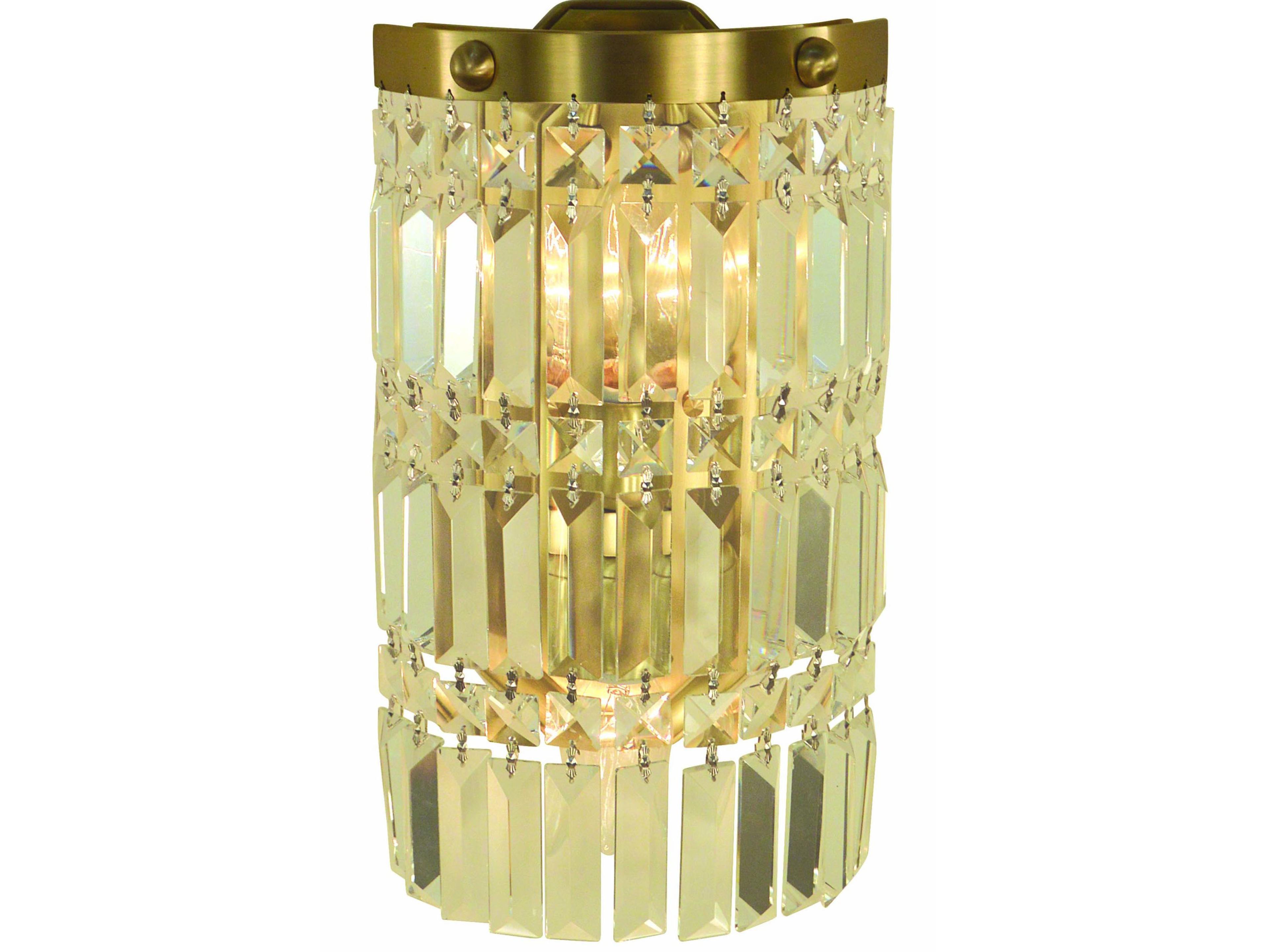 Framburg Hannah 2-Light Brushed Brass Wall Sconce