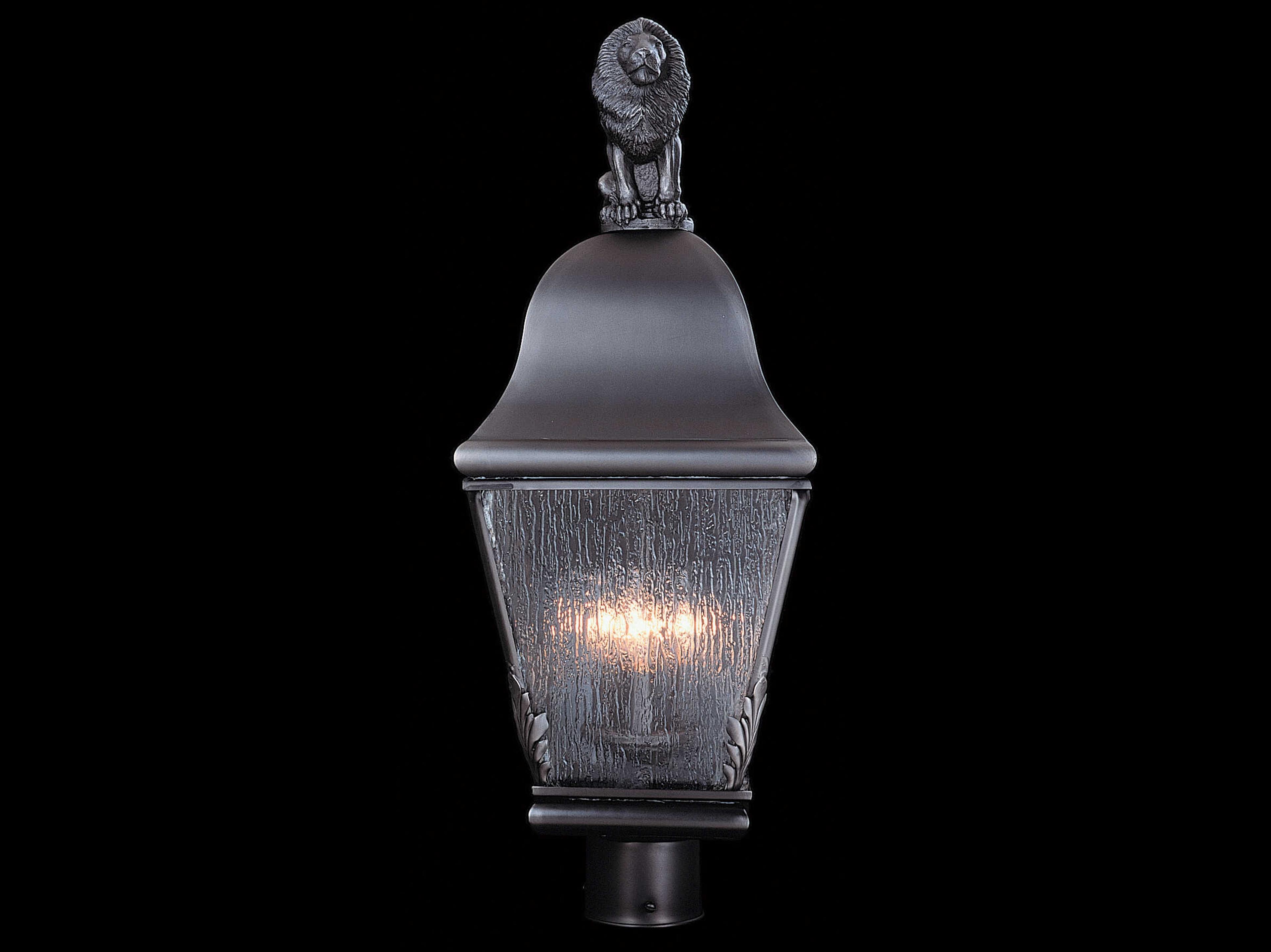 Coeur De Lion 3 - Light Outdoor Post Light