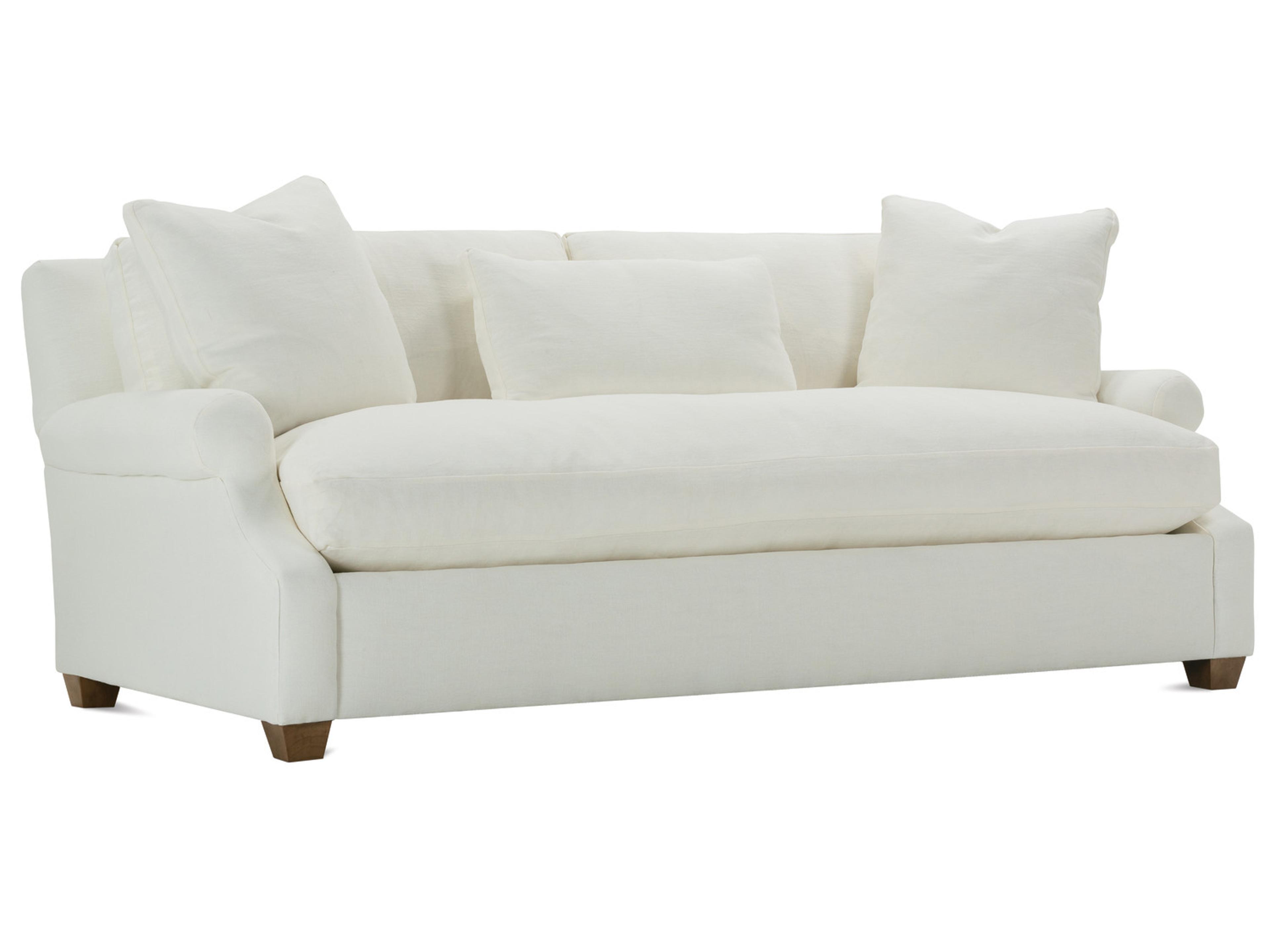Rowe Bristol Latte White Upholstered Sofa