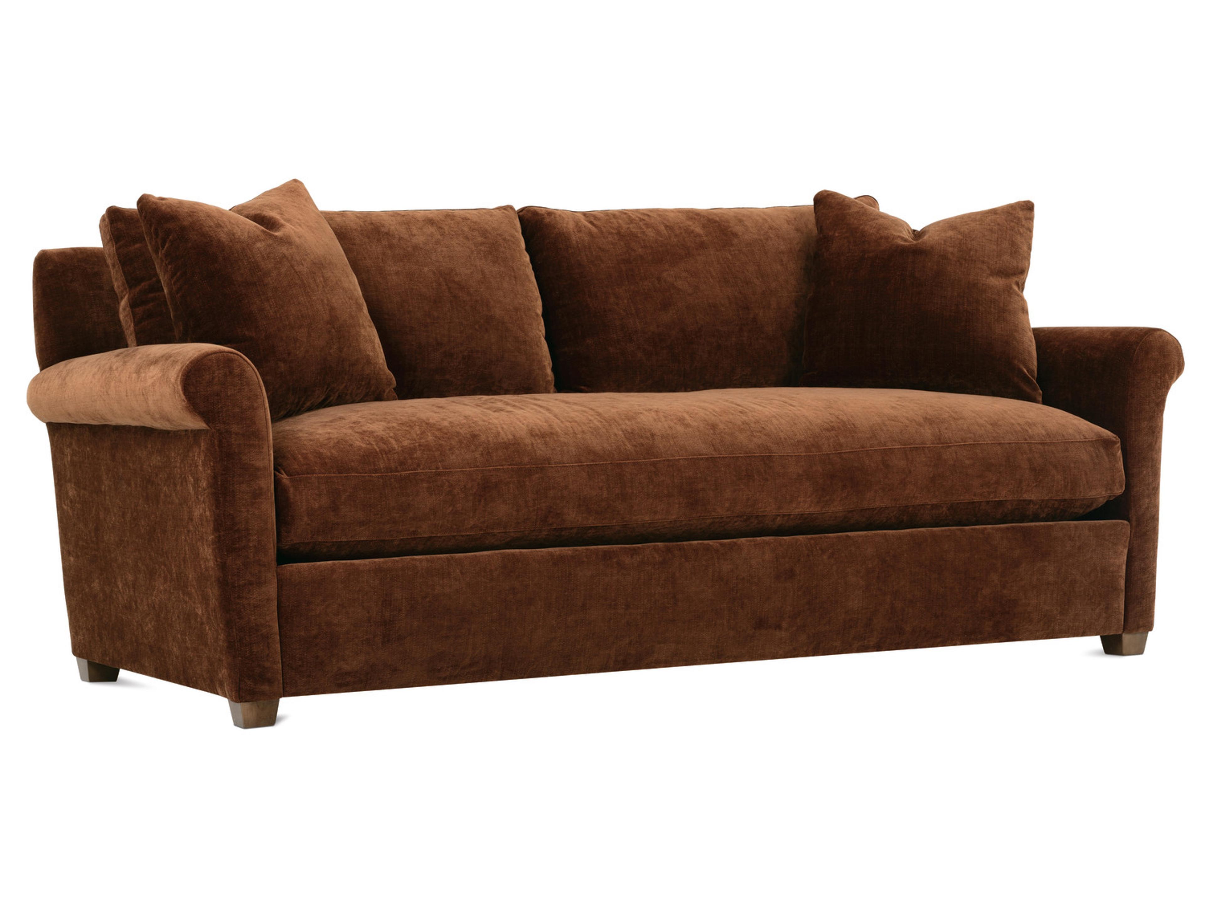 Rowe Freya Latte Brown Upholstered Sofa