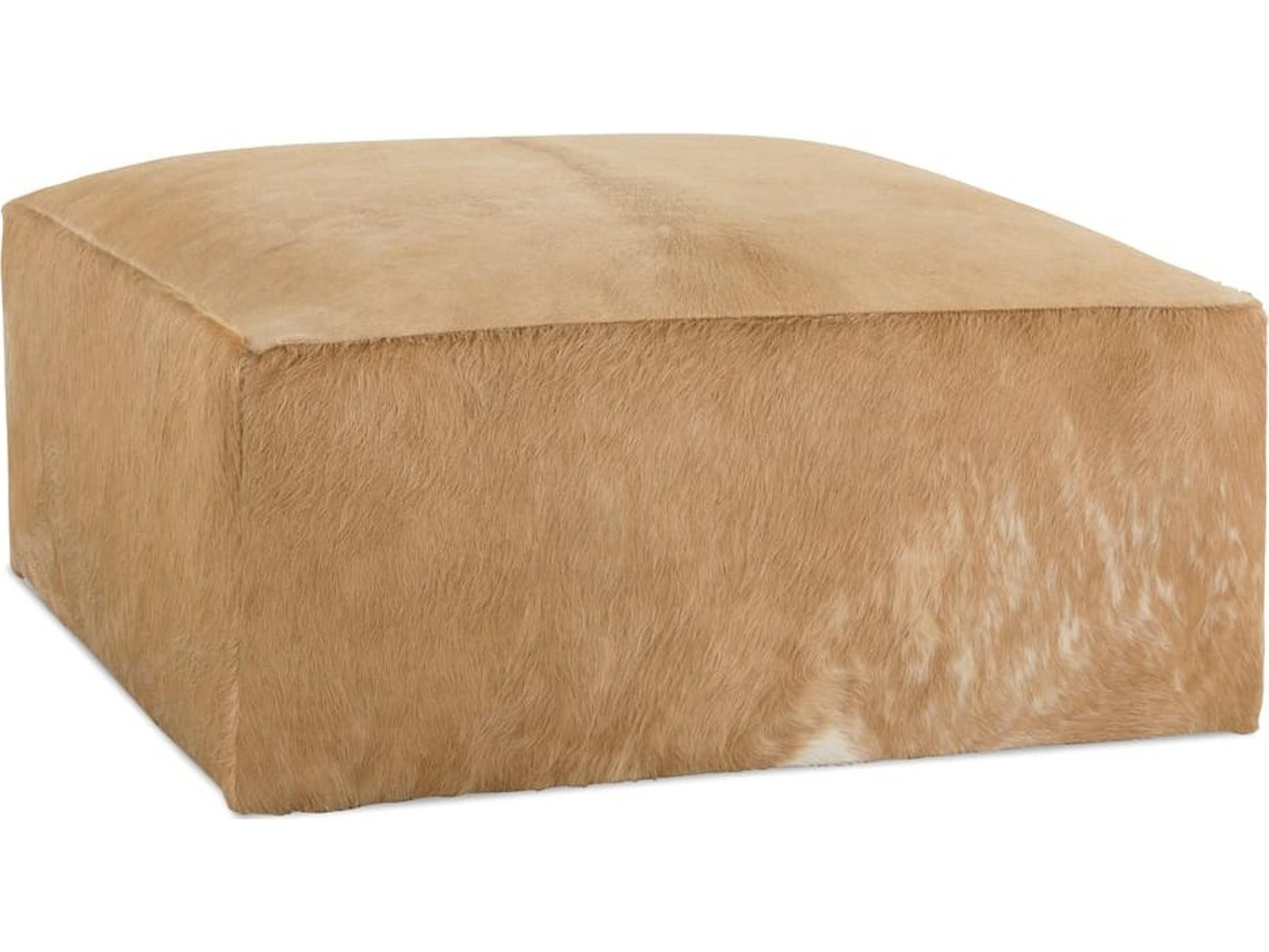 Rowe Miles Brown Upholstered Ottoman