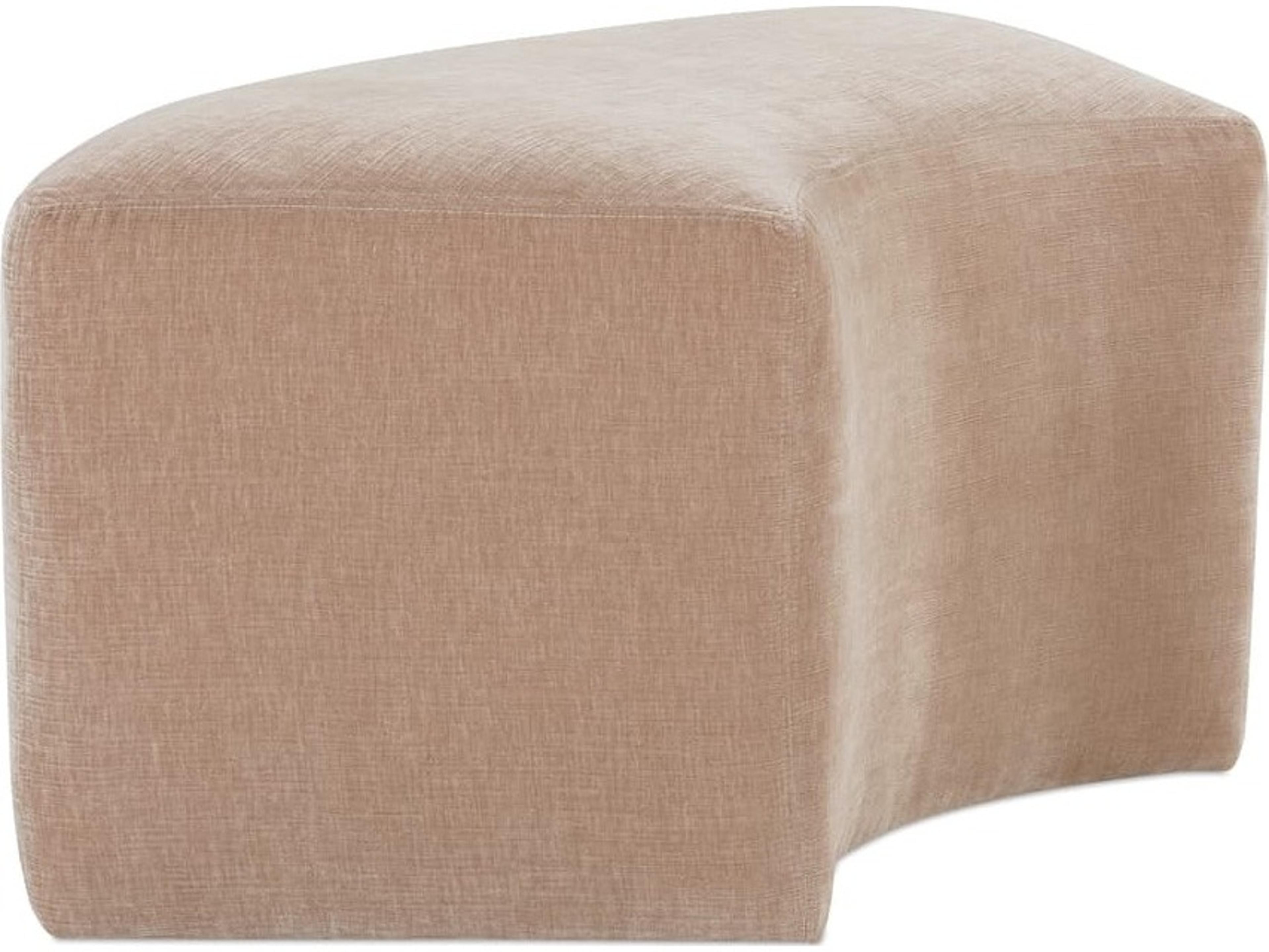 Rowe Neoma Pink Upholstered Ottoman