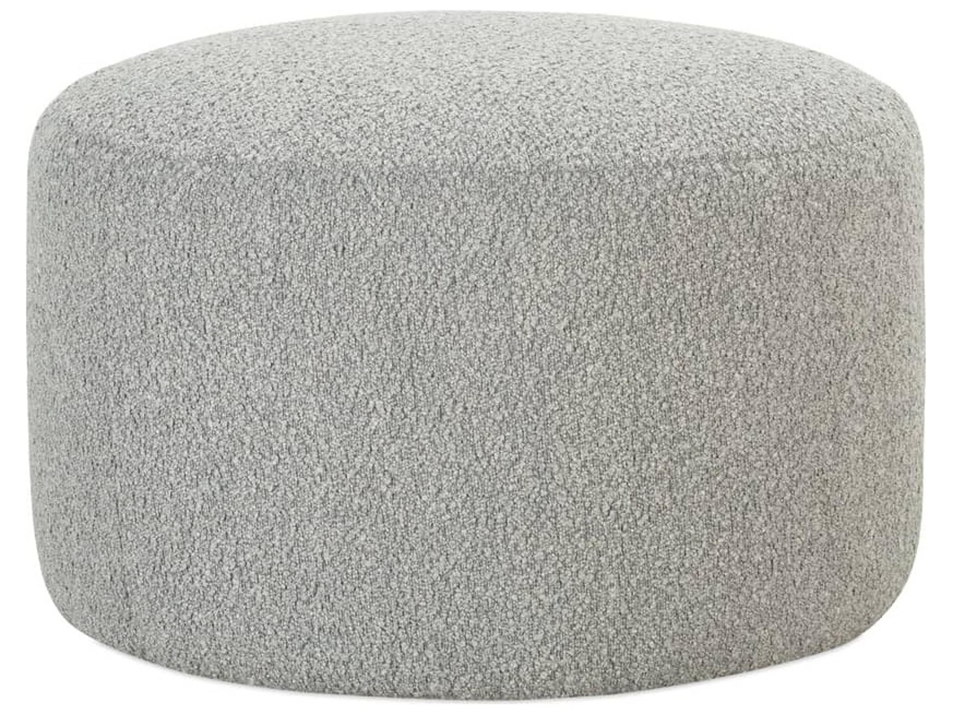Rowe Cleo Gray Upholstered Ottoman