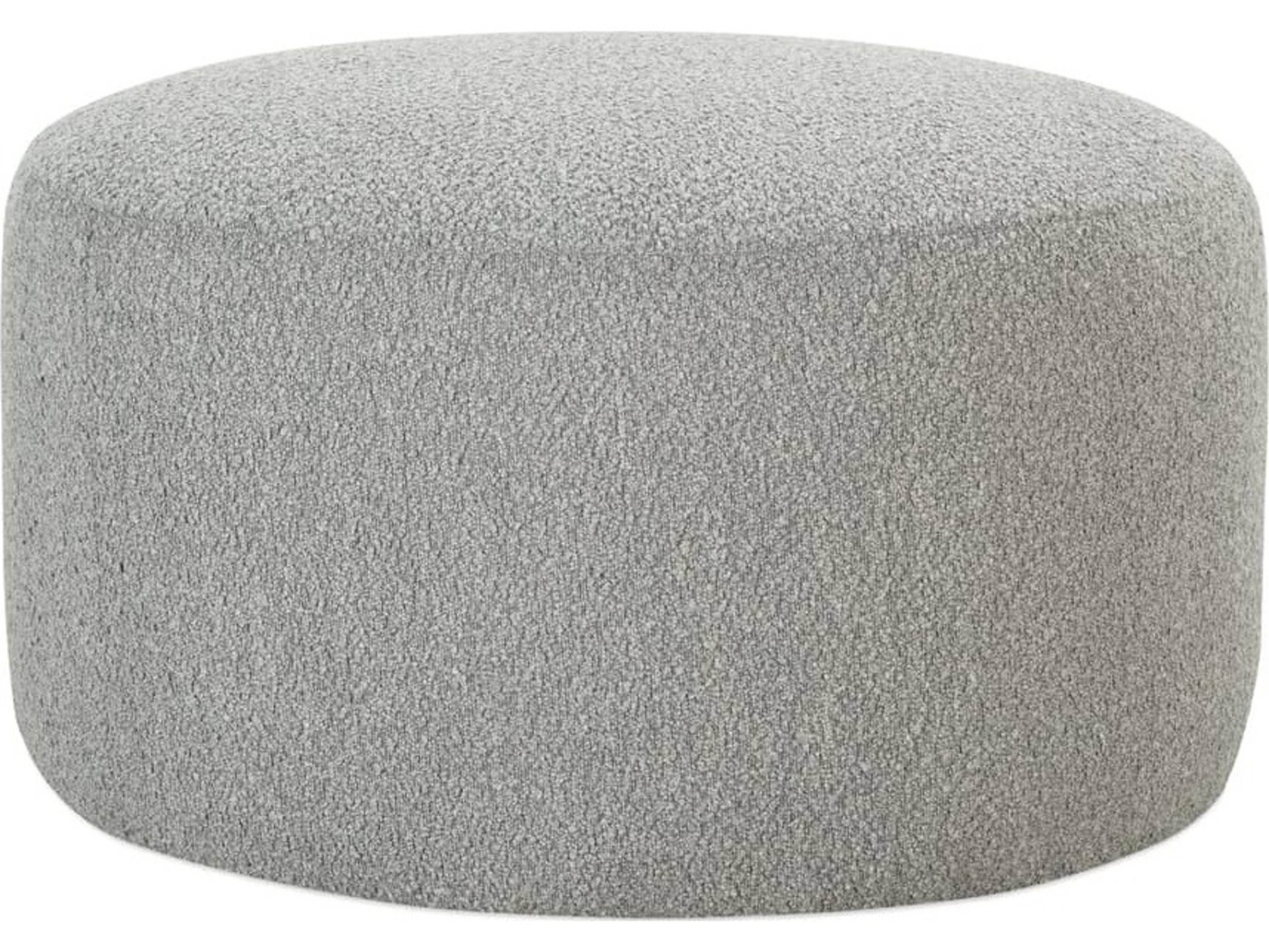 Rowe Cleo Gray Upholstered Ottoman