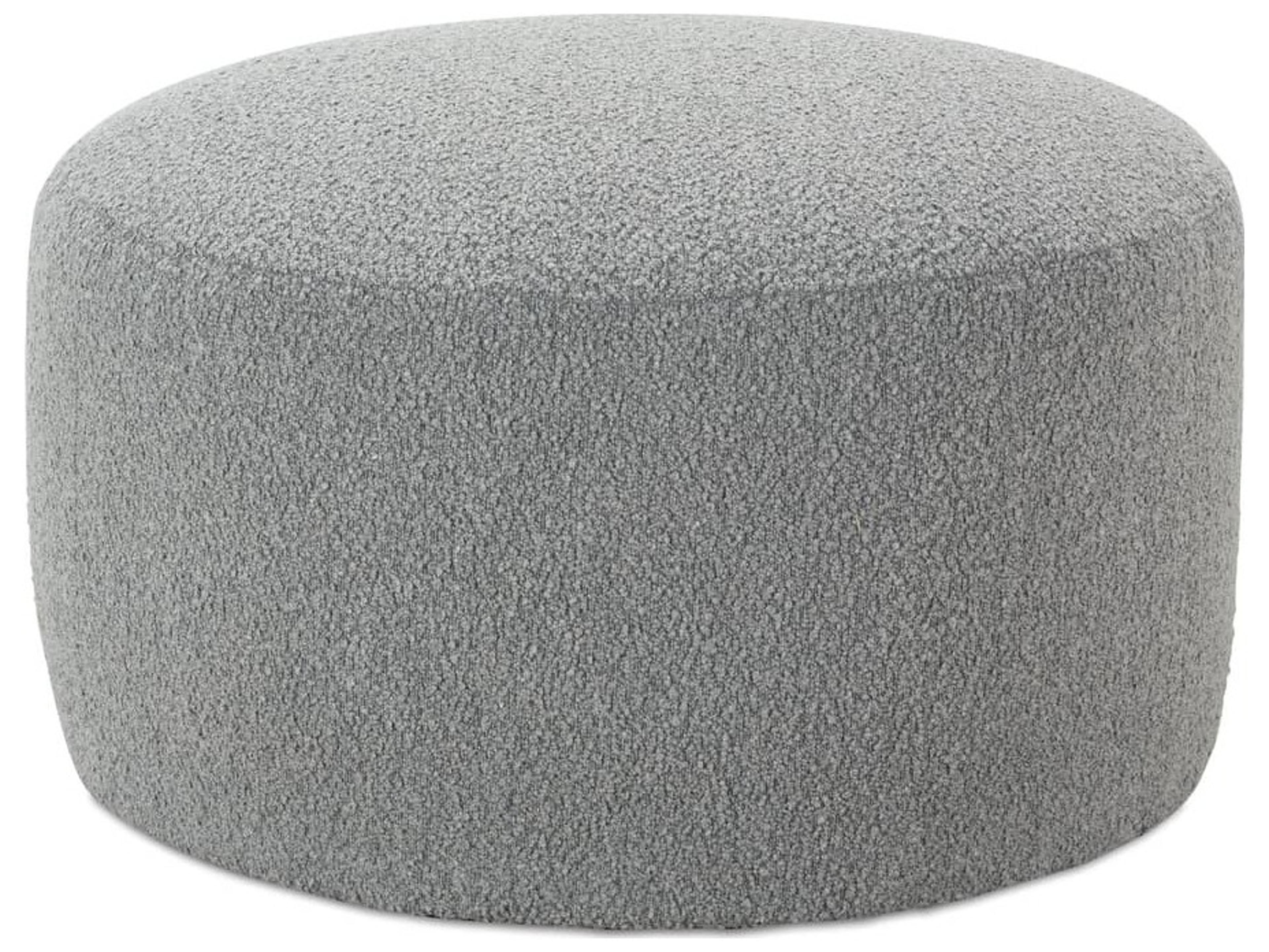 Rowe Cleo Gray Upholstered Ottoman