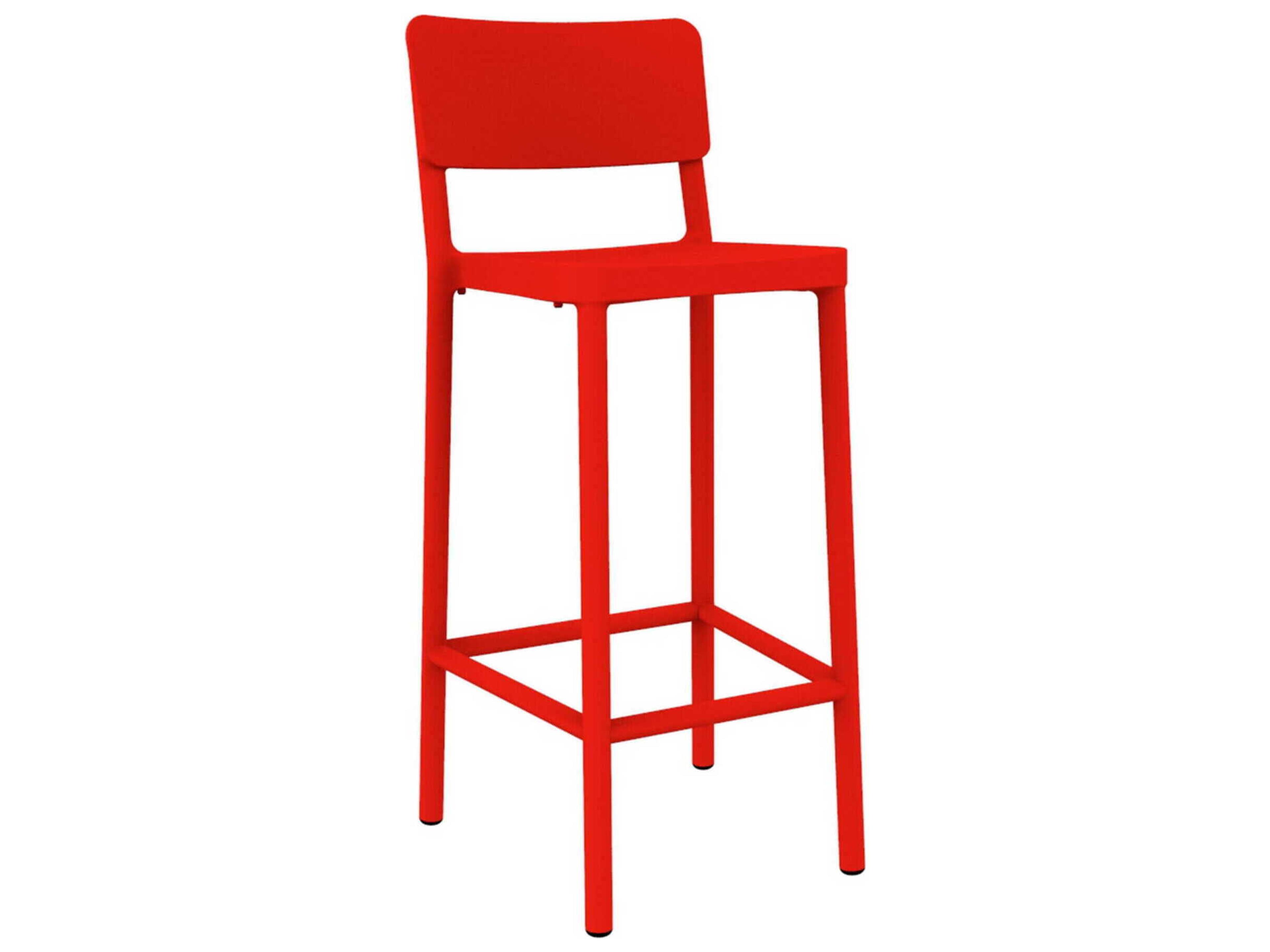 Resol Lisboa High Bar Chair Red Price Includes 4