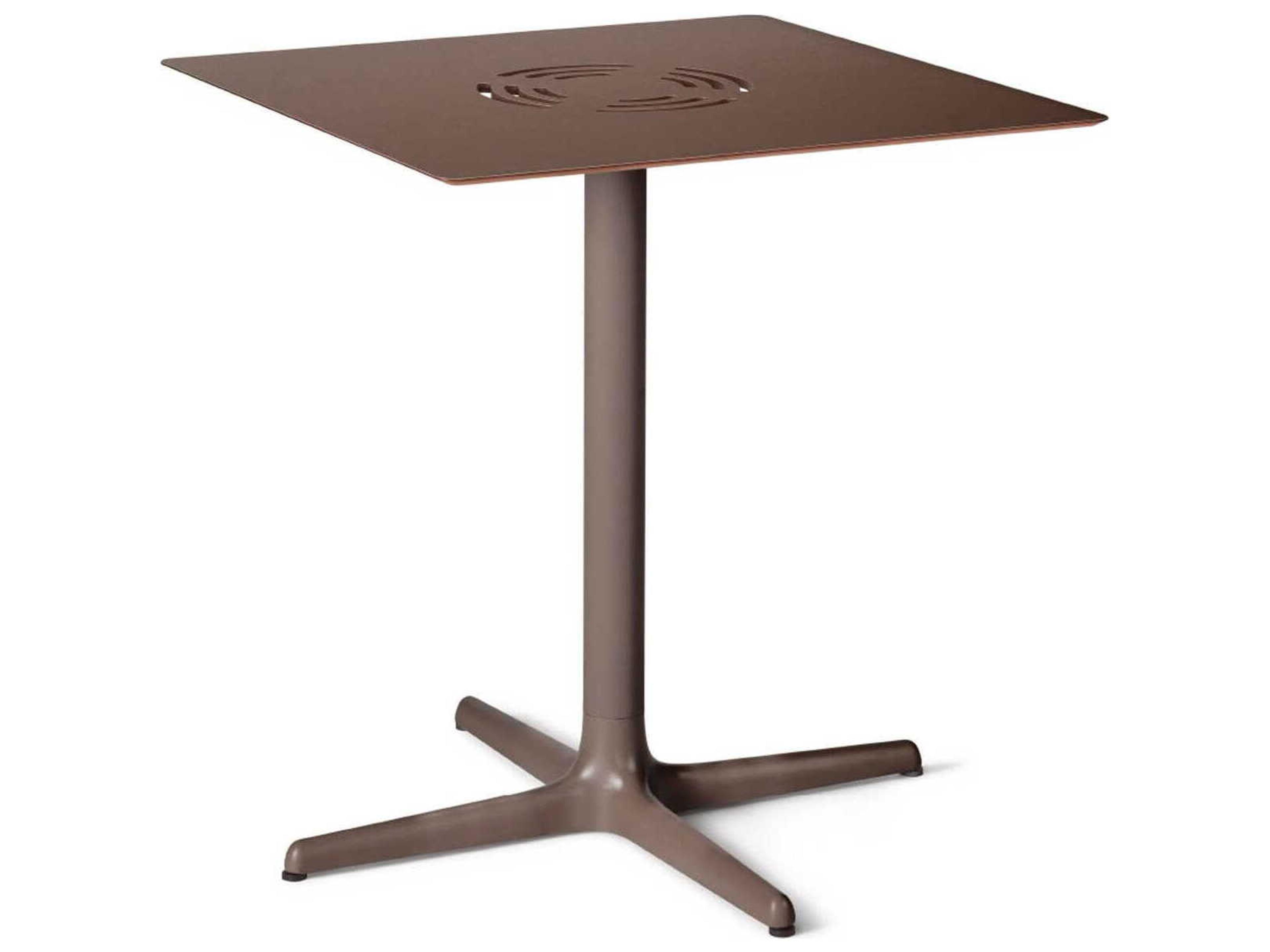 Resol Toledo Aire Square Dining Table Chocolate