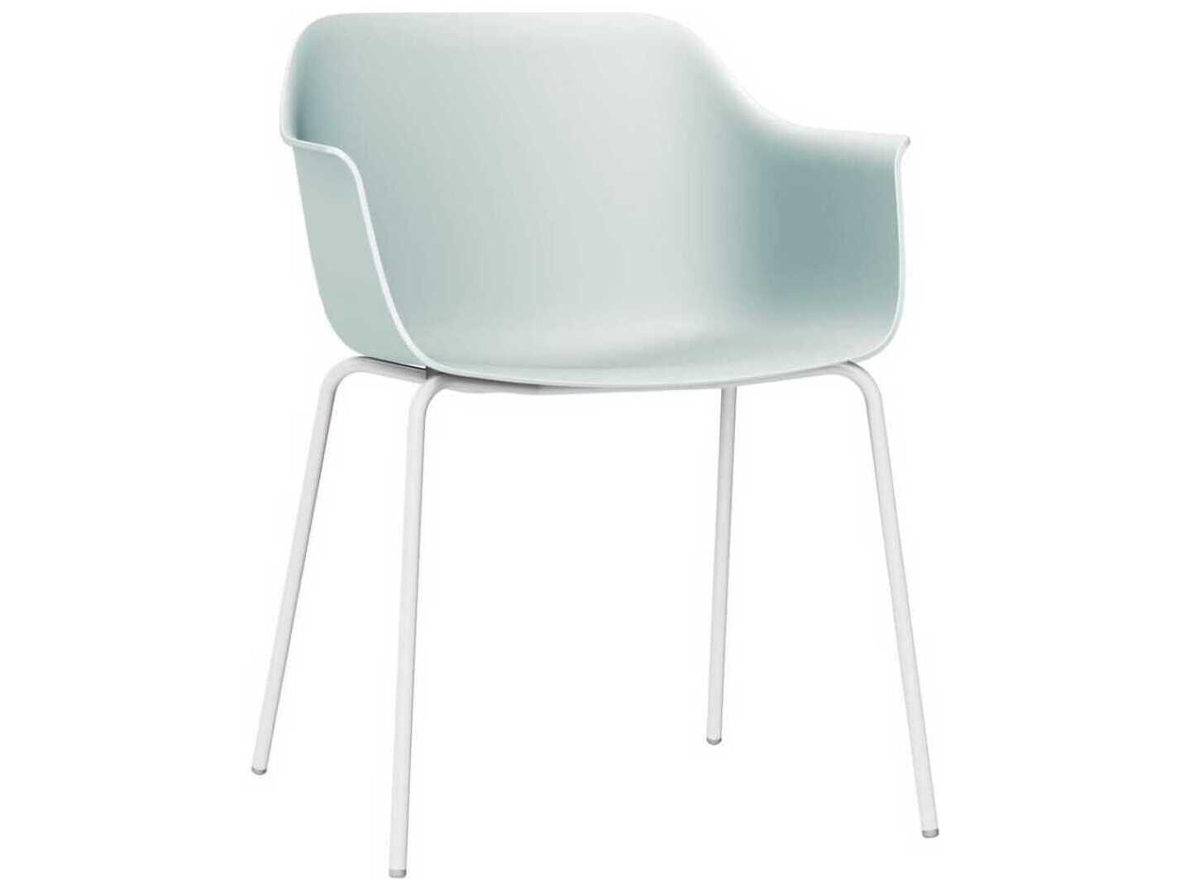Resol Shape Dining Armchair 4 Legs White Price Includes 2