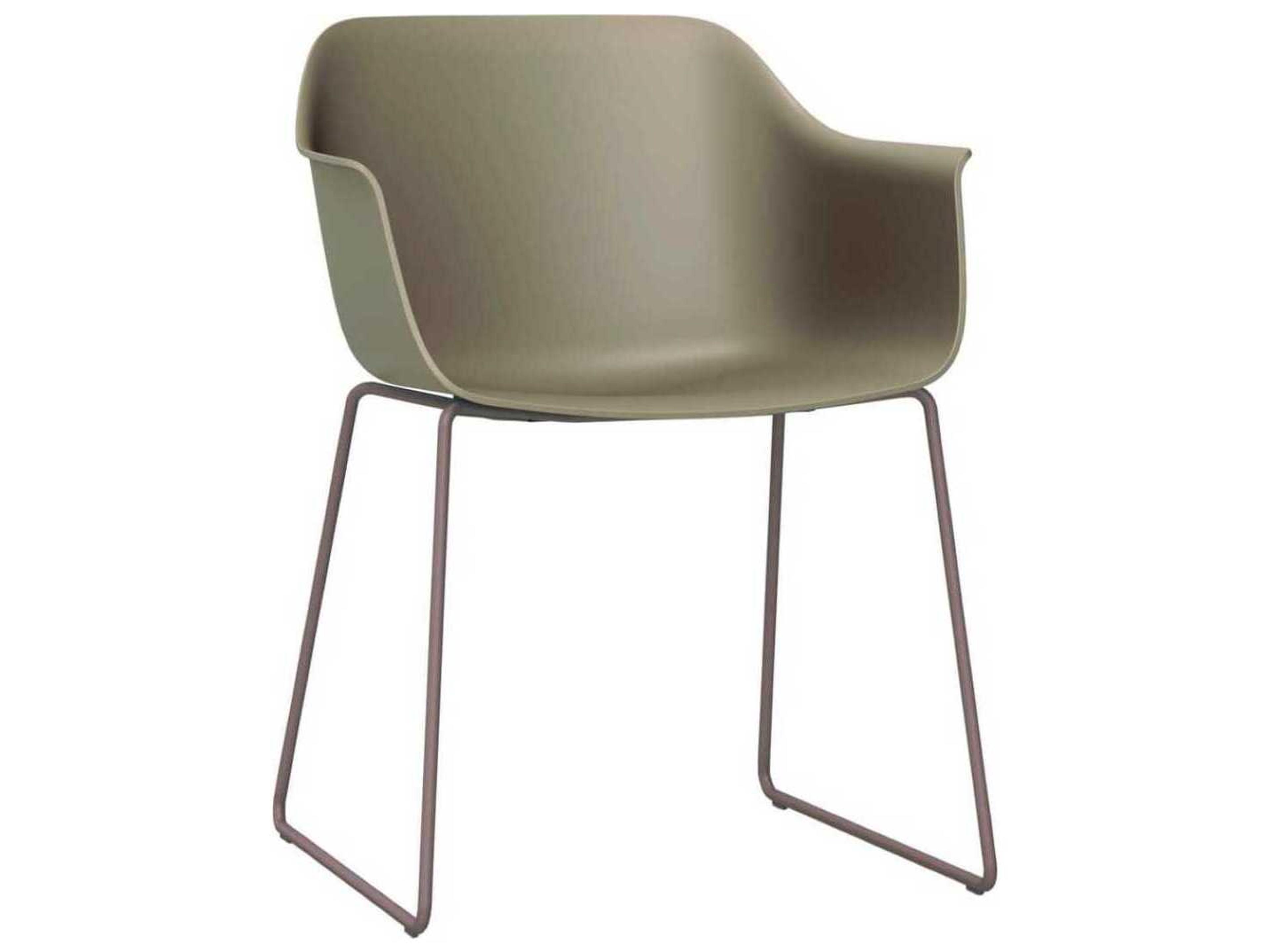 Resol Shape Dining Armchair Sled Base Sand Price Includes 2