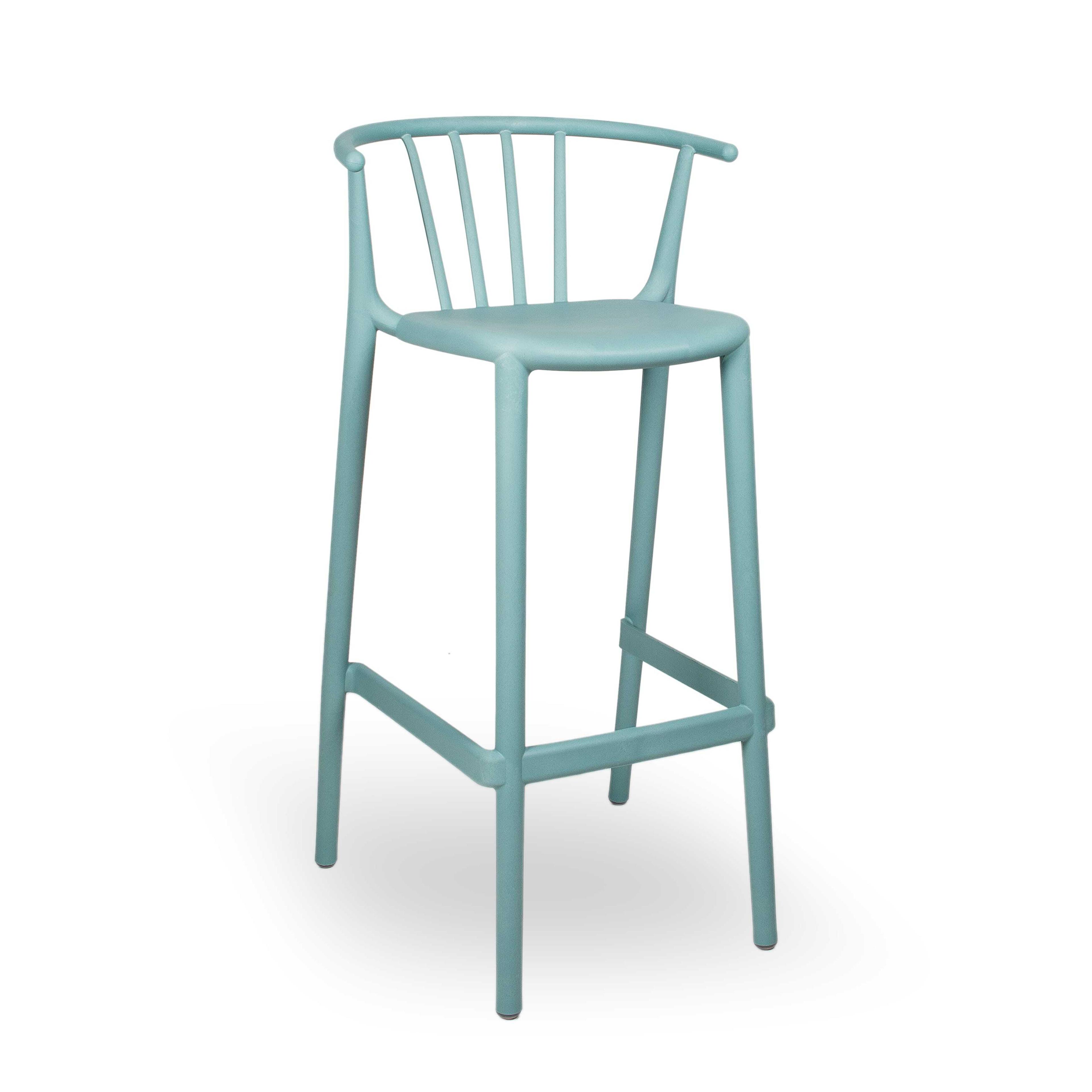 Resol Woody Eco Recycled High Bar Chair Air Blue Price Includes 4