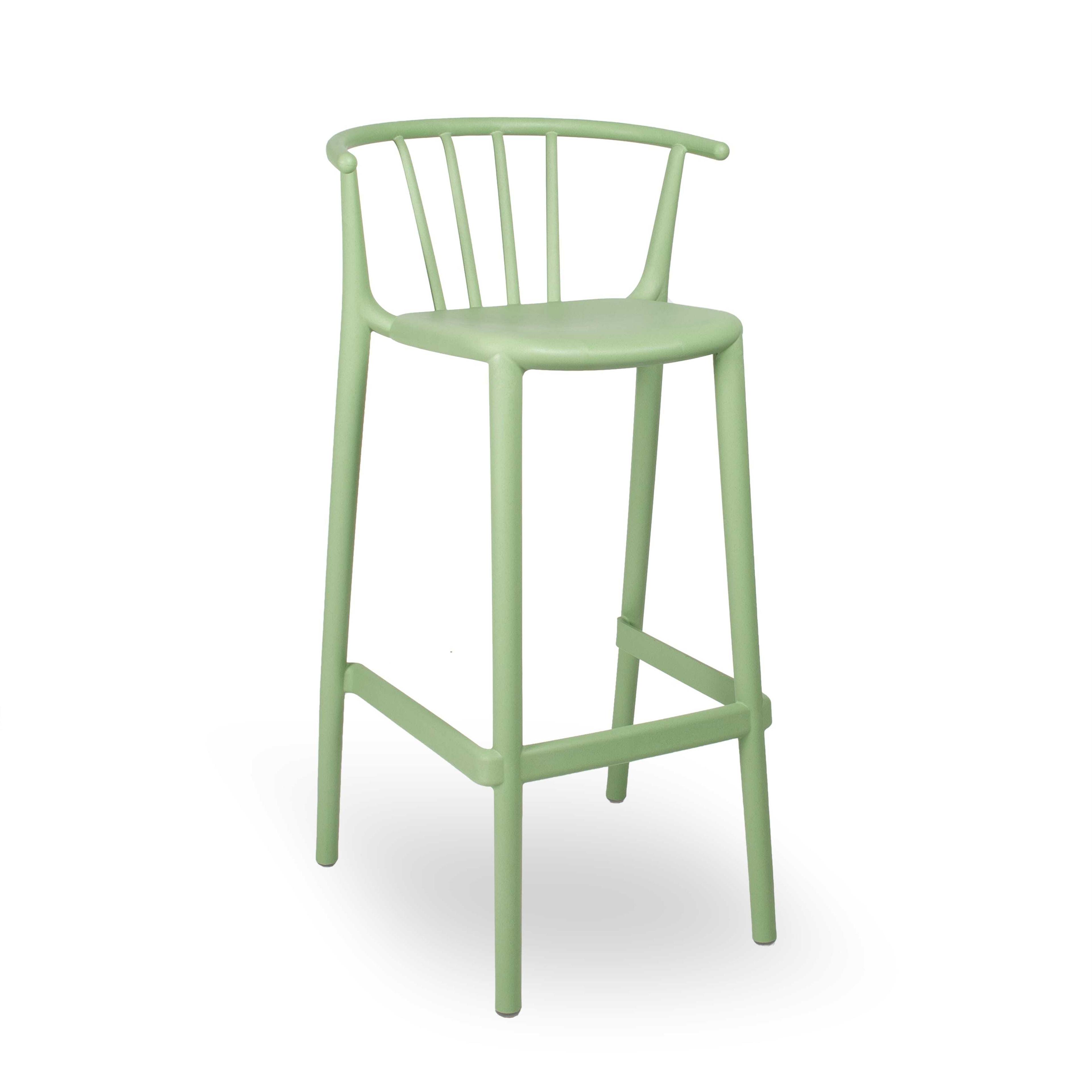 Resol Woody Eco Recycled High Bar Chair Green Water Price Includes 4