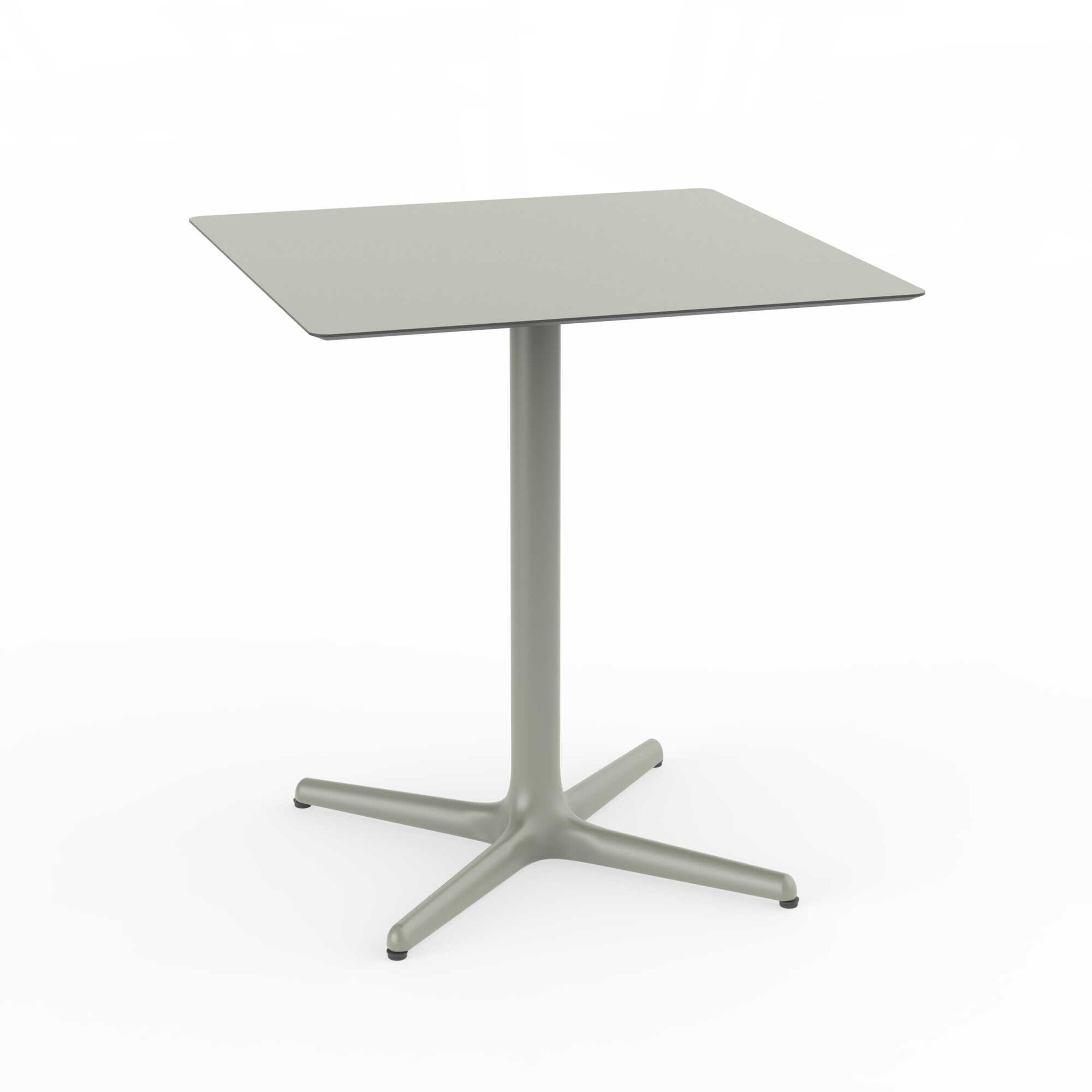 Toledo Square Dining Table 70x70 Greenish Grey