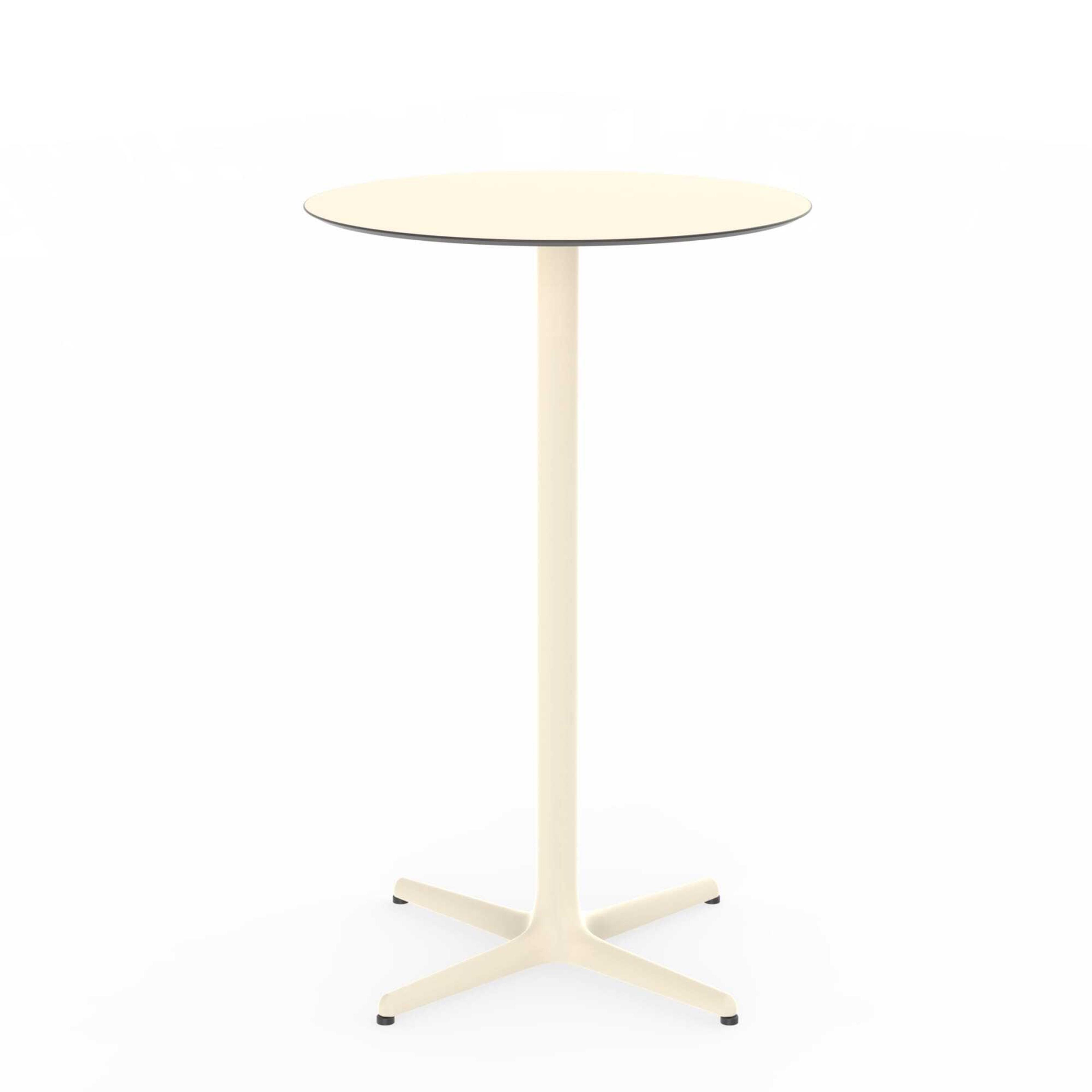 Resol Toledo Round High Dining Table Ivory