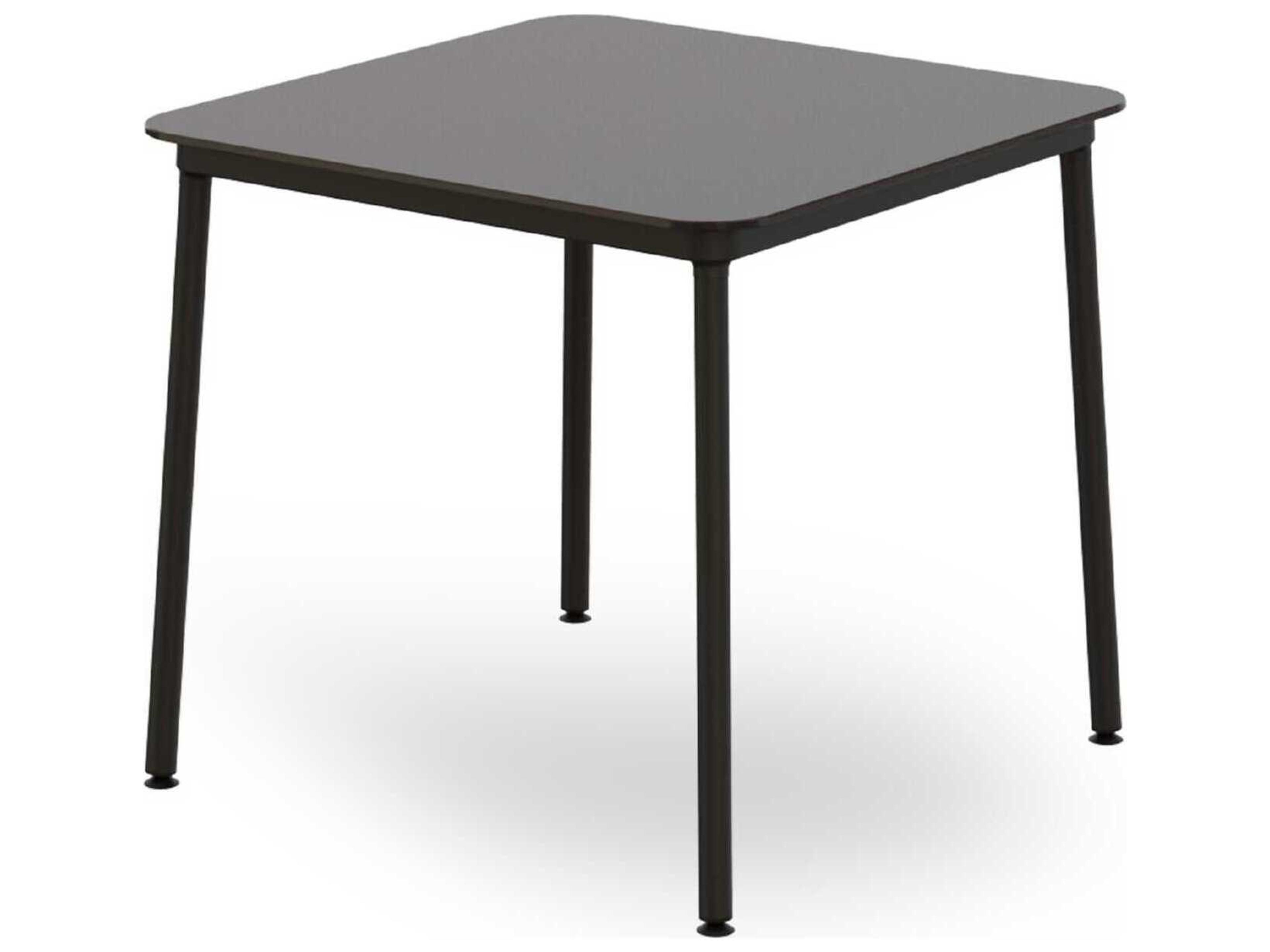 Resol Hub Square Dining Table 31x31 Black