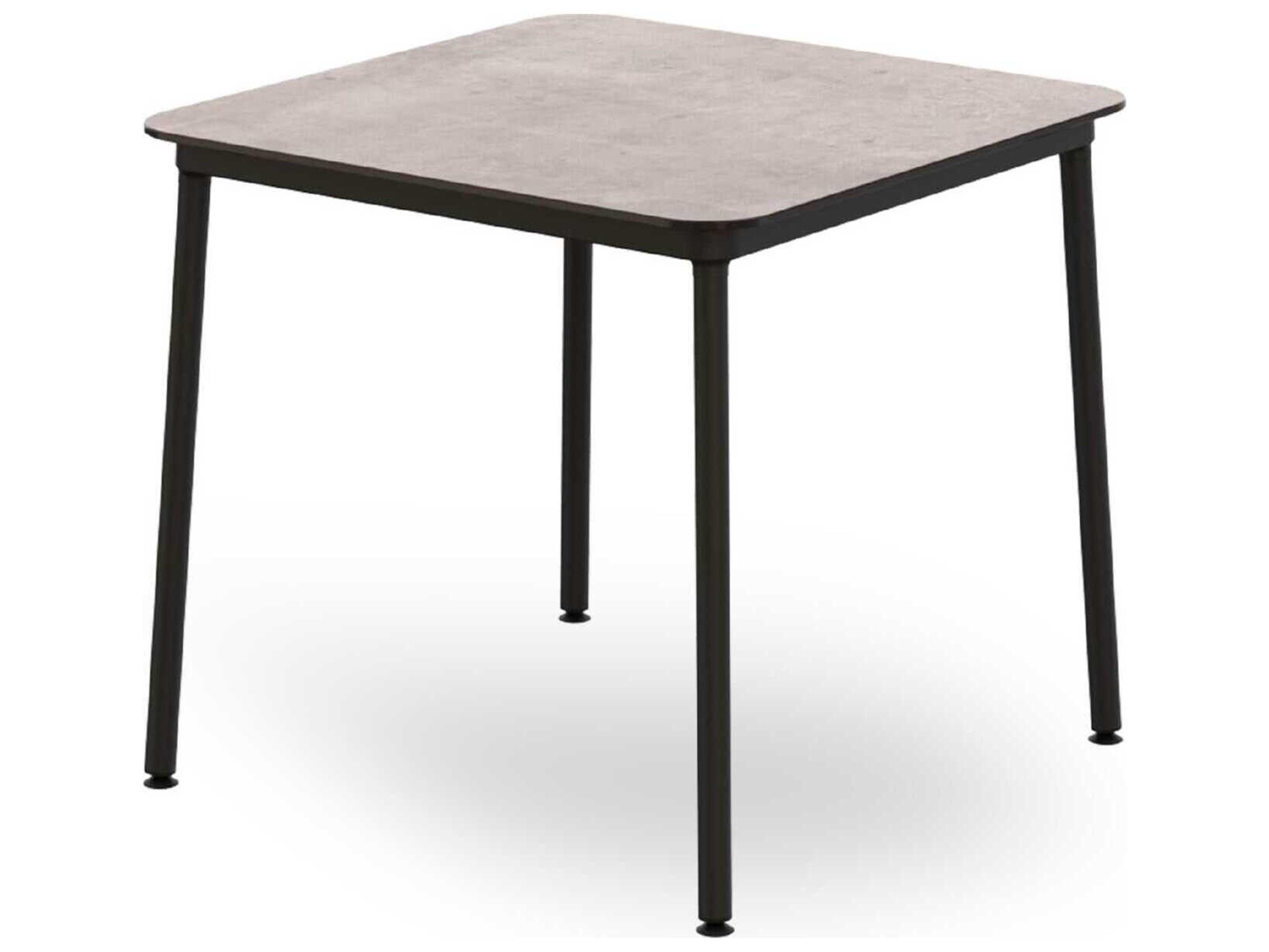 Resol Hub Square Dining Table 31x31 Cement