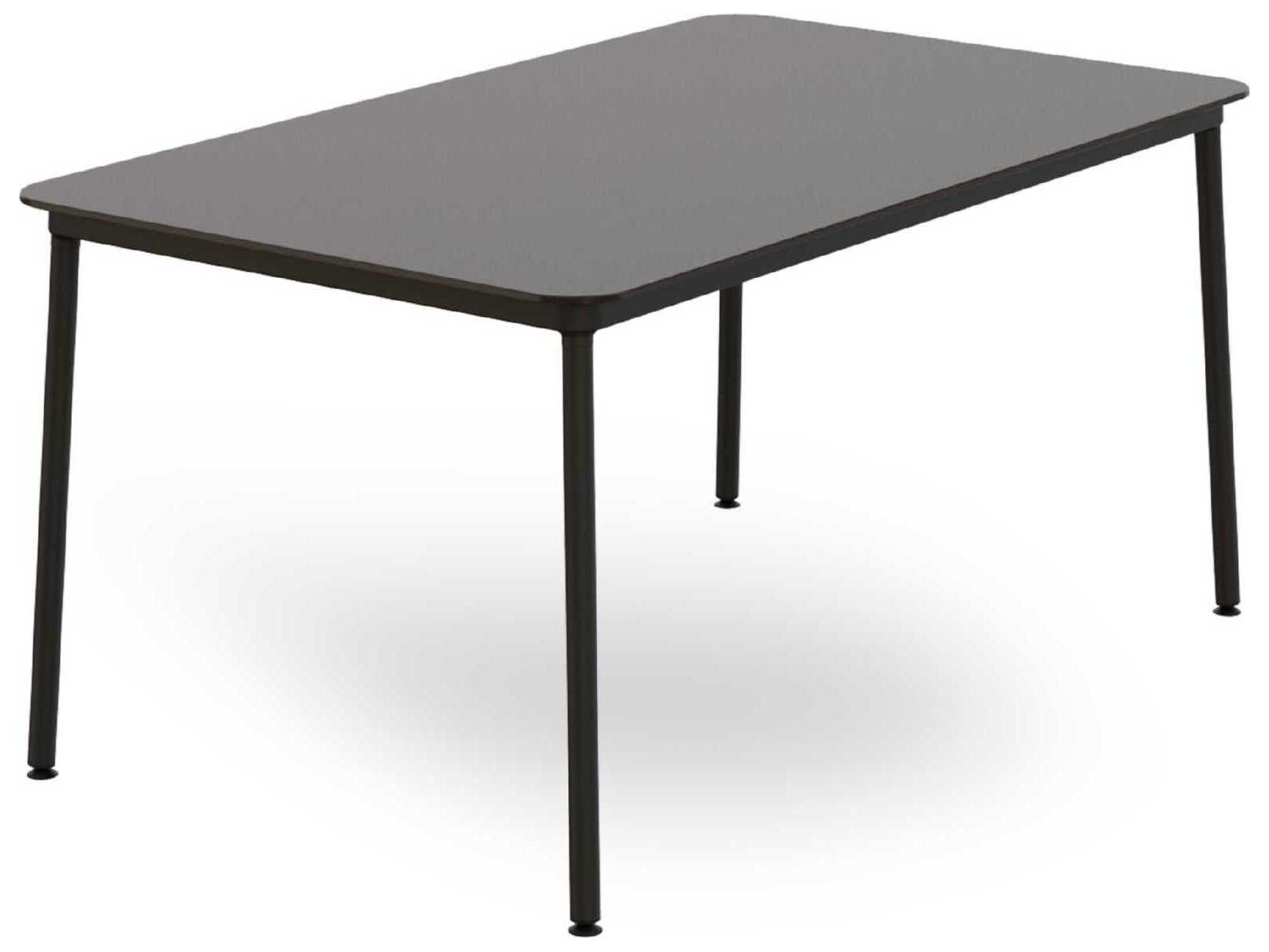 Resol Hub Rectangular Dining Table 59x35 Black