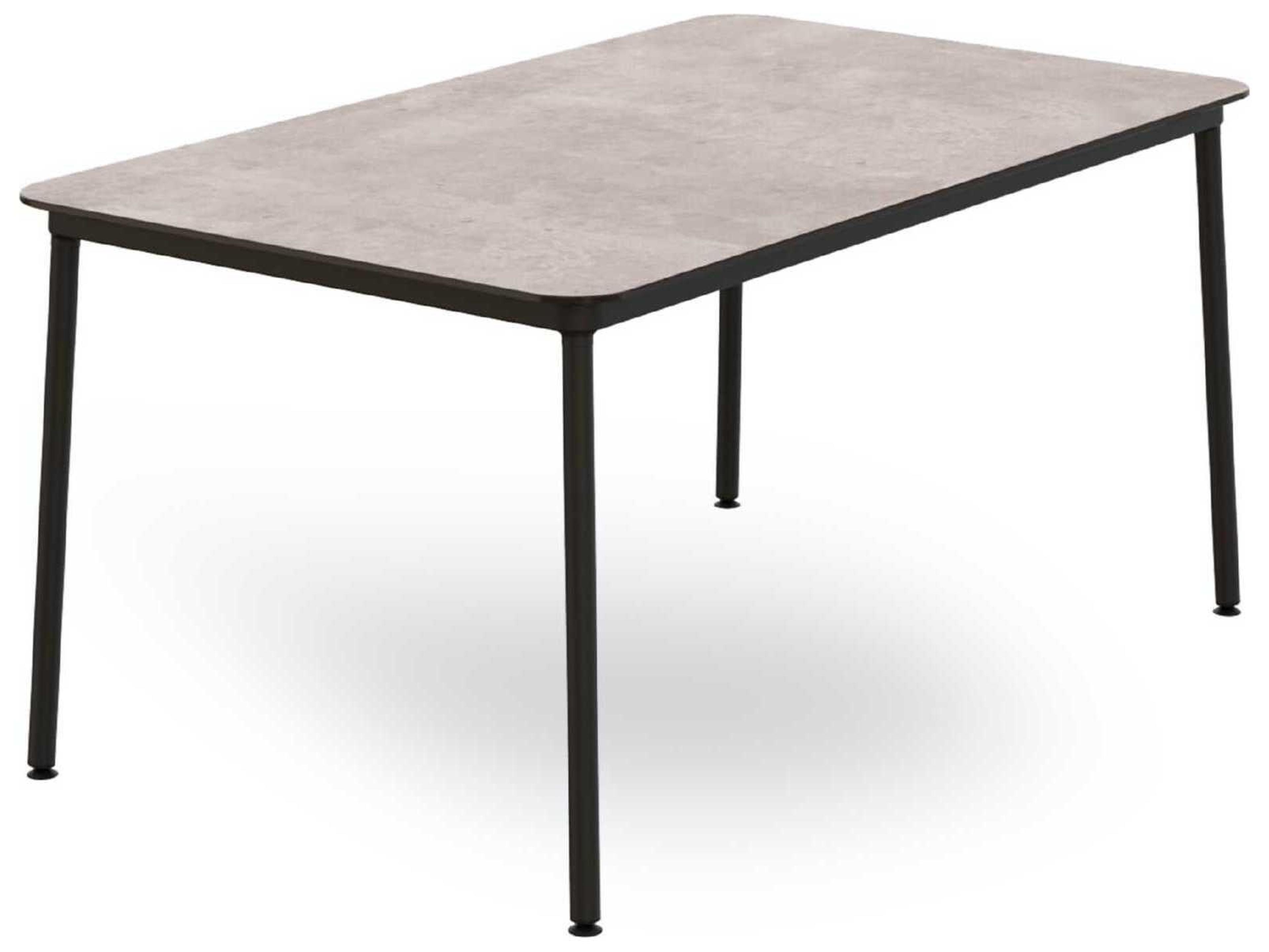 Resol Hub Rectangular Dining Table 59x35 Cement