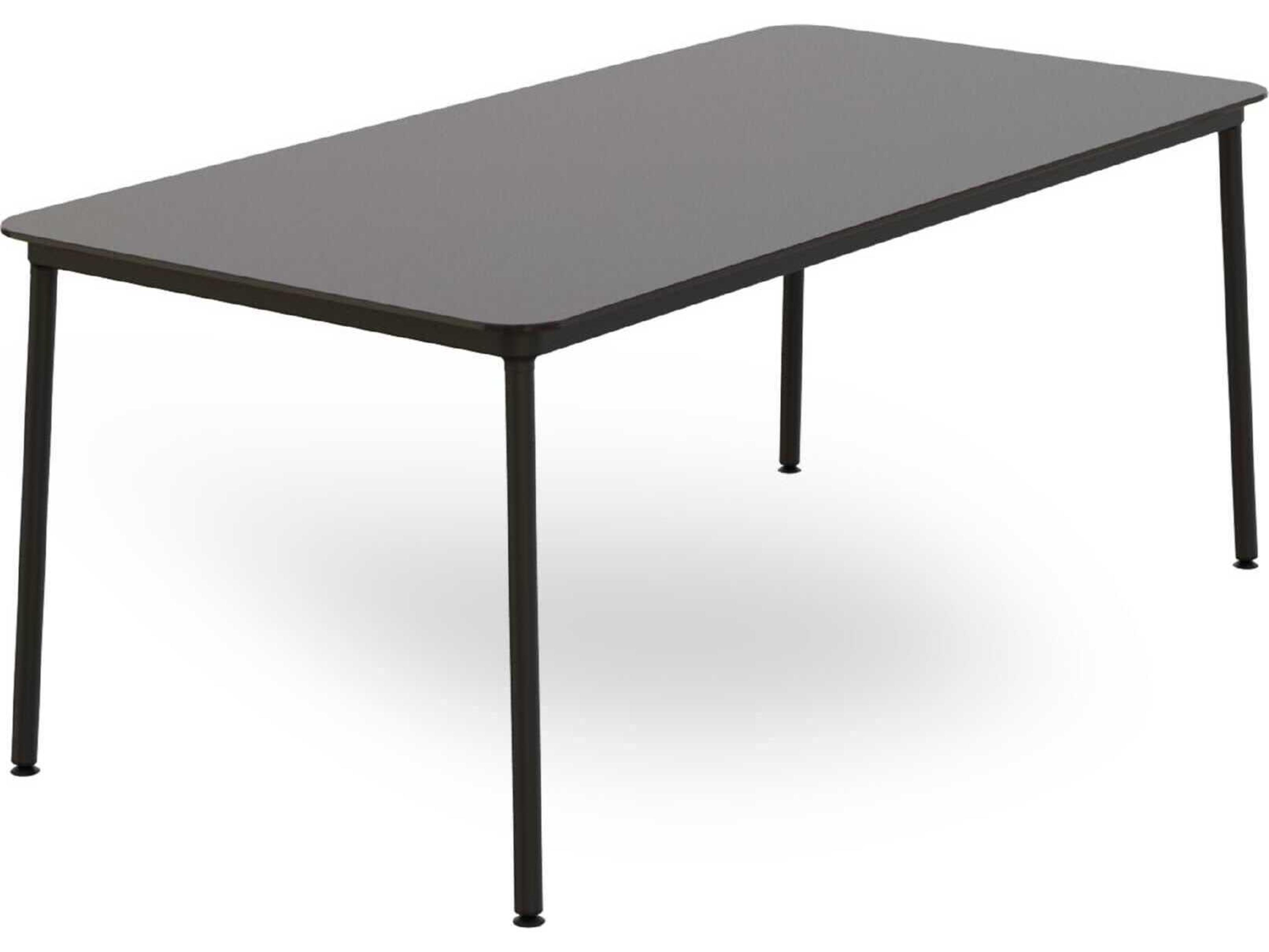 Resol Hub Rectangular Dining Table 70x35 Black