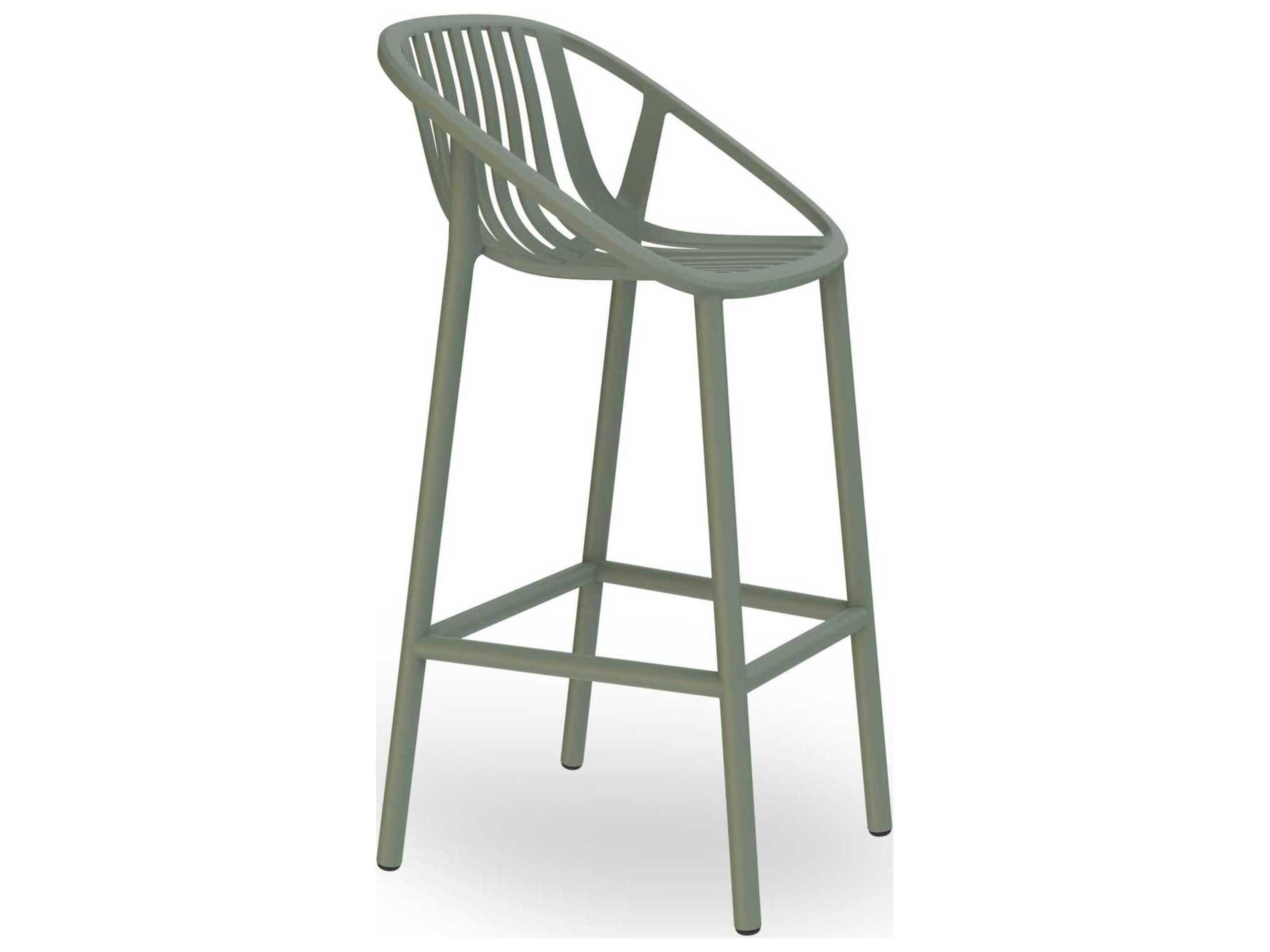 Resol Bini High Bar Chair Greenish Grey Price Includes 2
