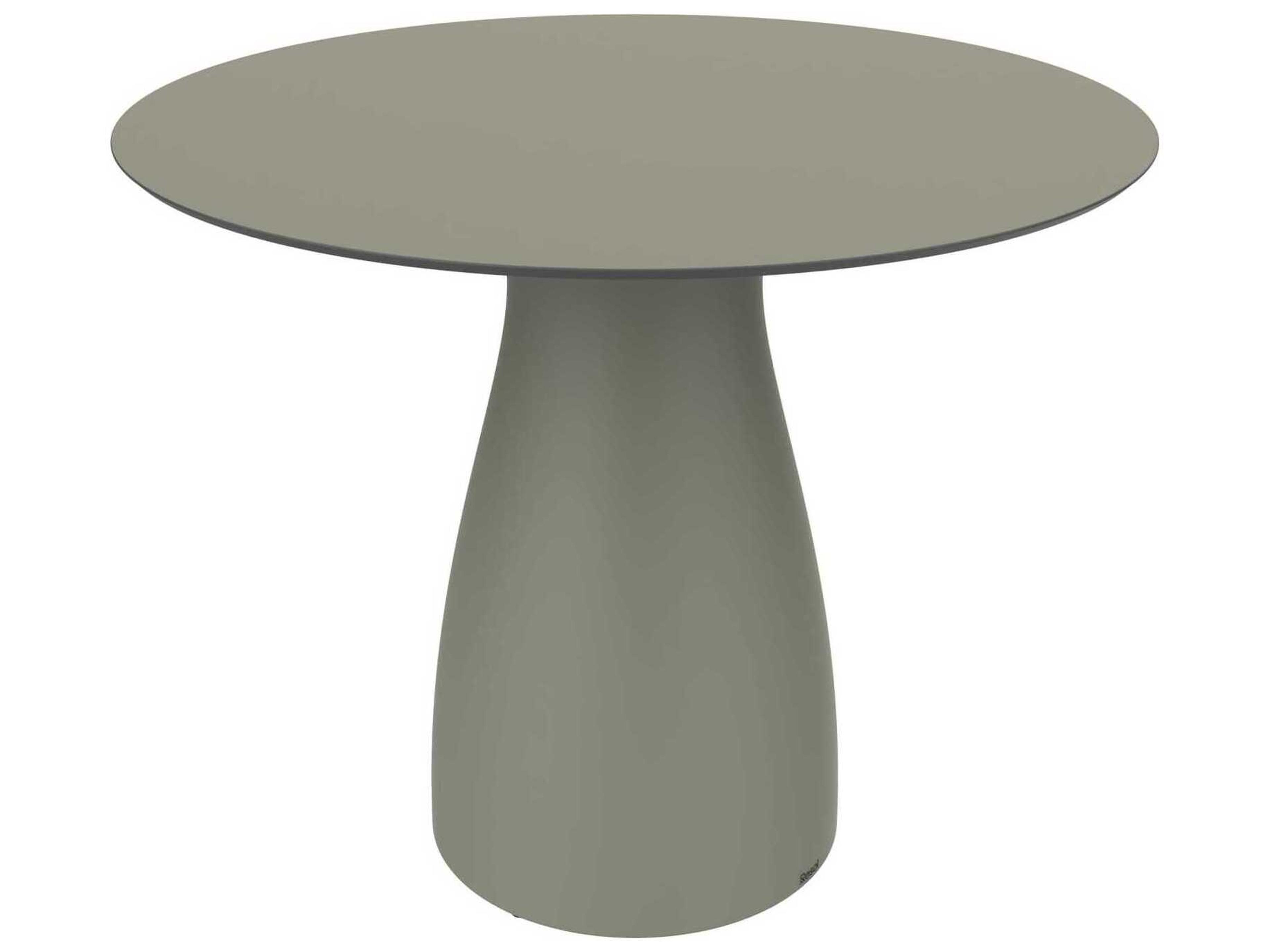 Resol Baobab S Round Dining Table Greensish Grey 90"