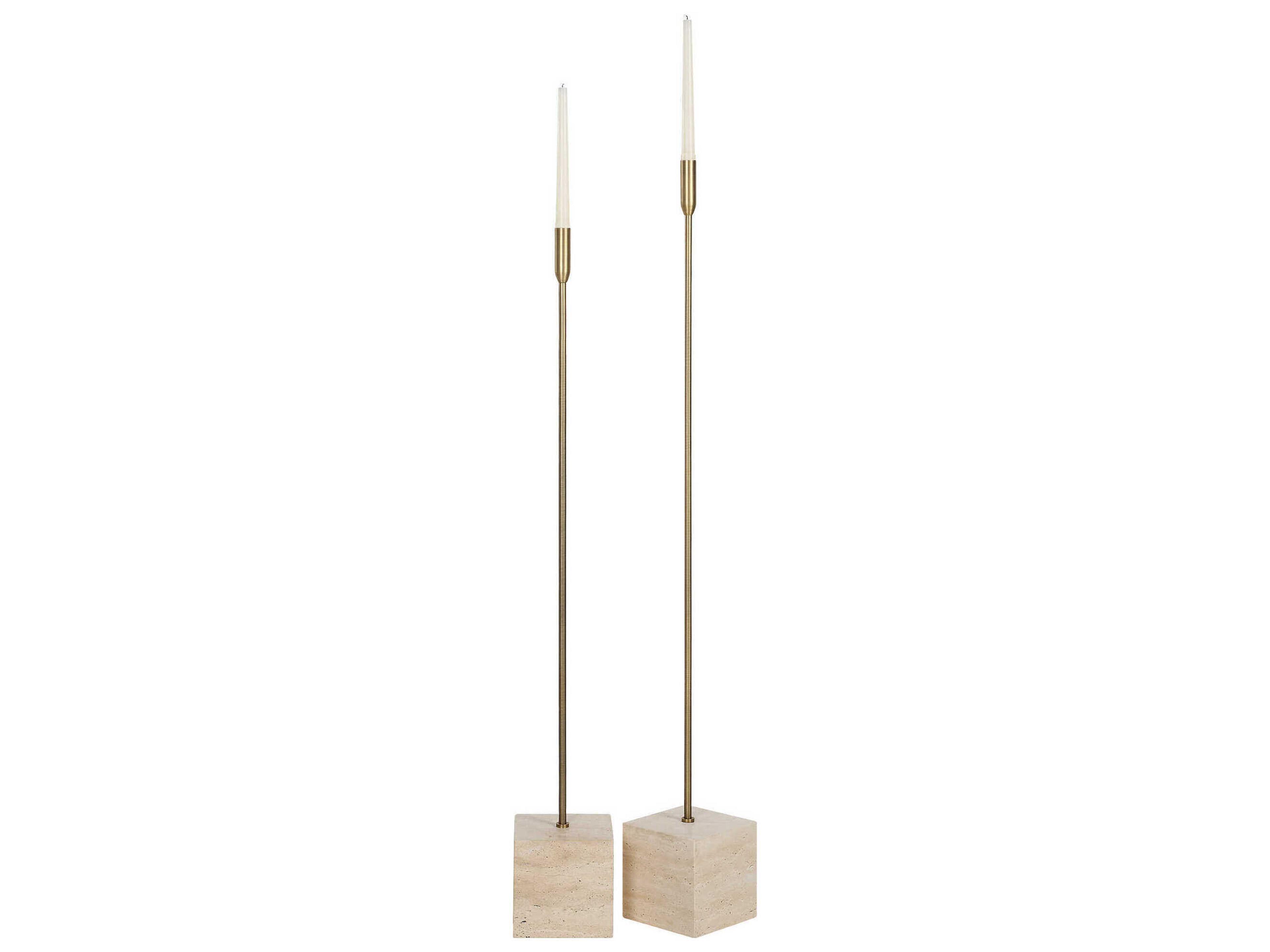 Renwil Chambers Natural Candle Holder Set of 2