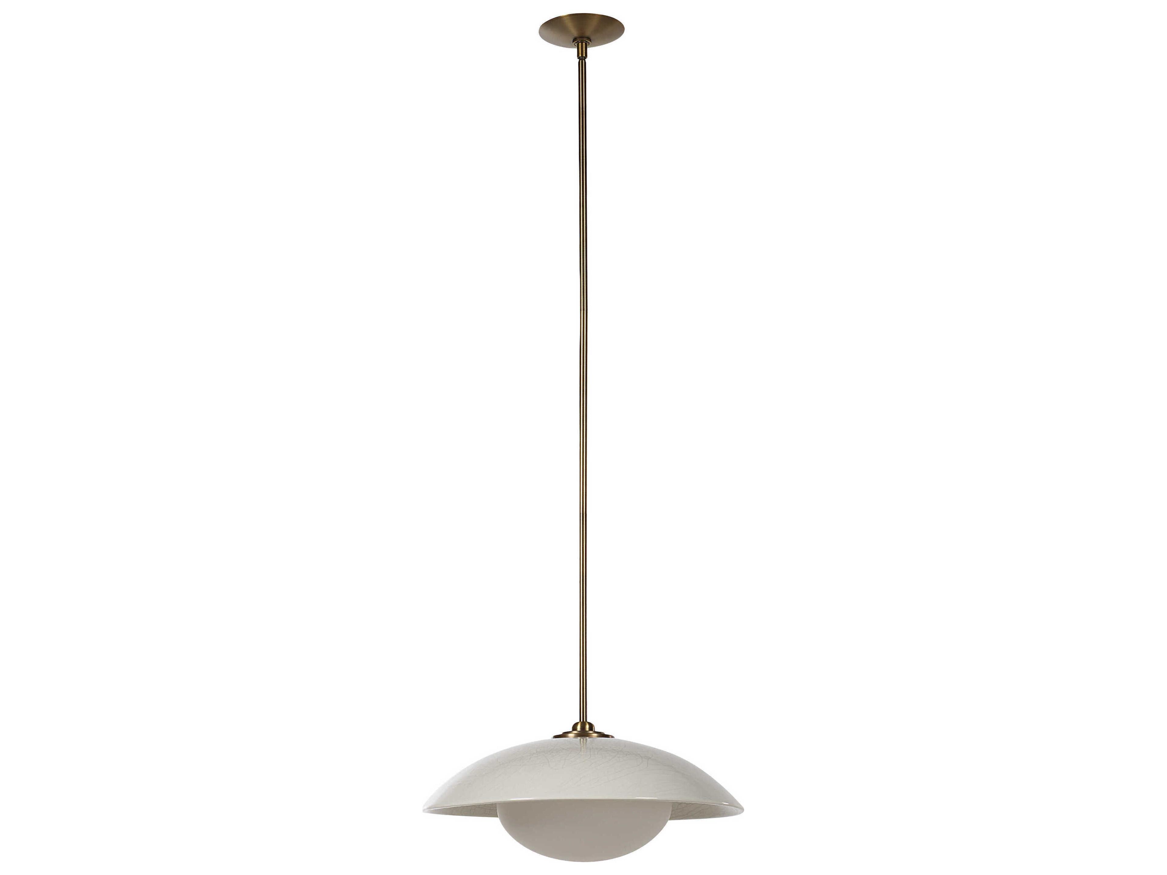 Renwil Abbie 1-Light White Pendant