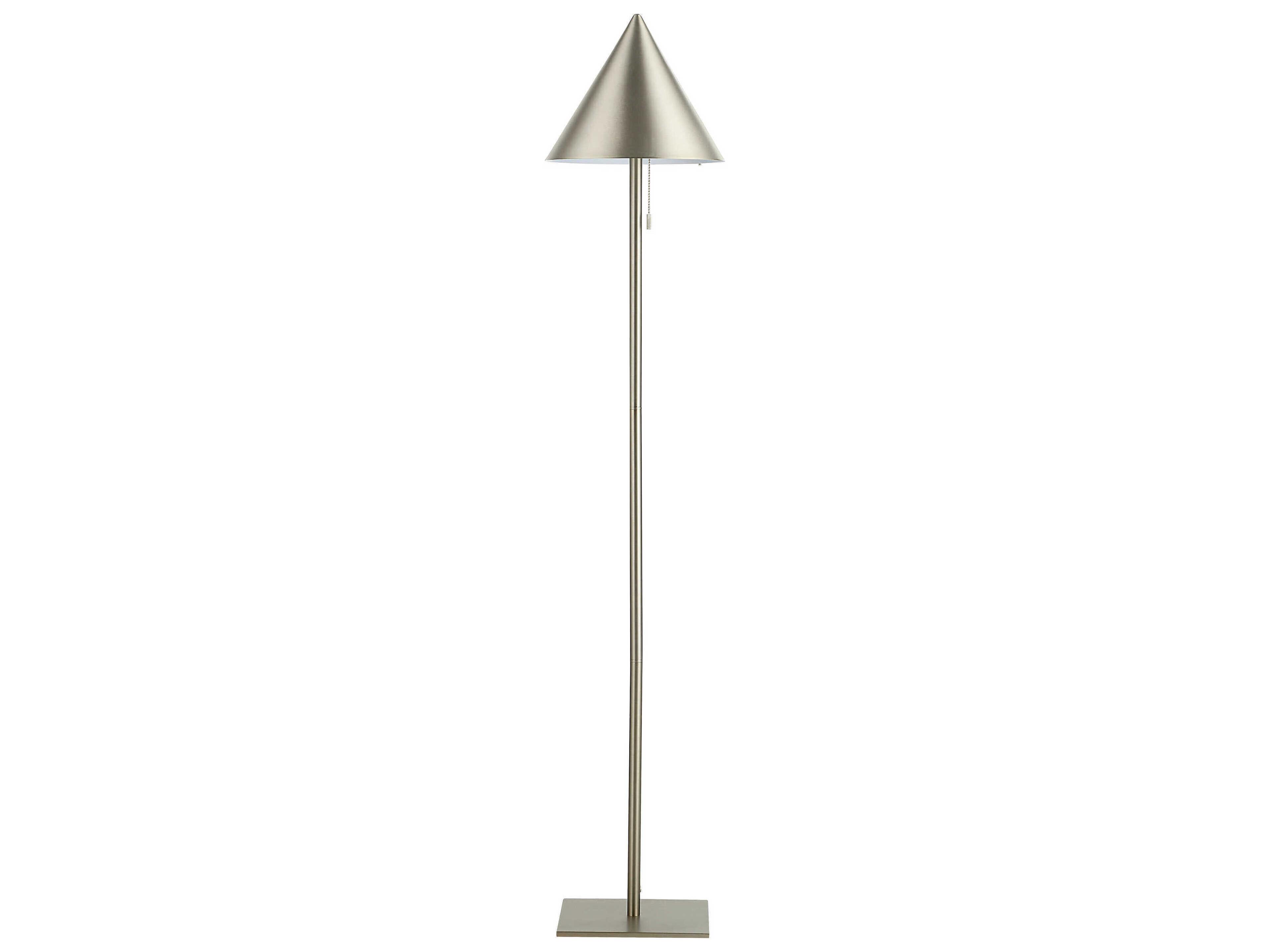 Renwil Kos Champagne Plated Iron Silver Floor Lamp