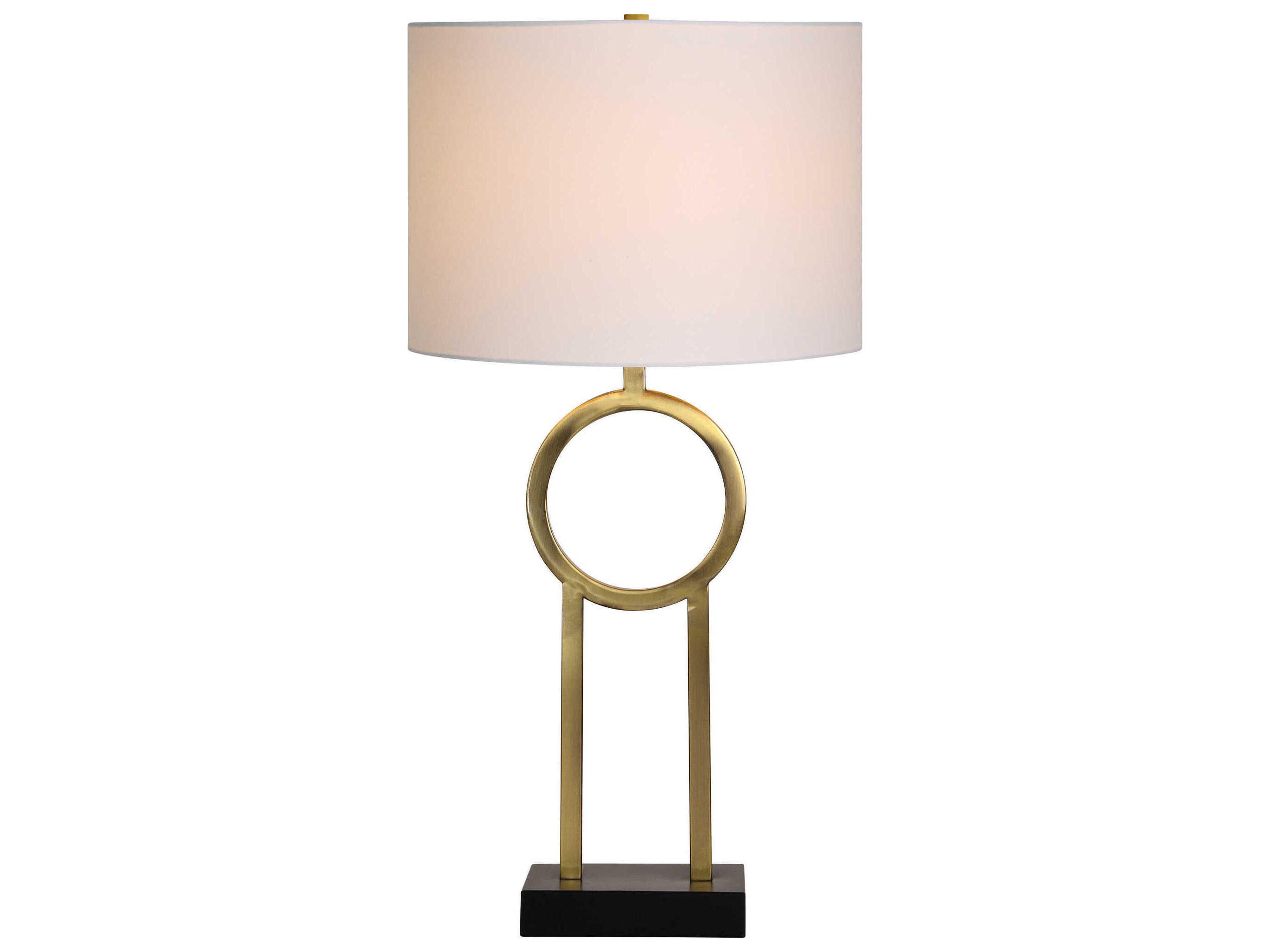 Renwil Burlington Antique Brass Buffet Lamp Set of 2