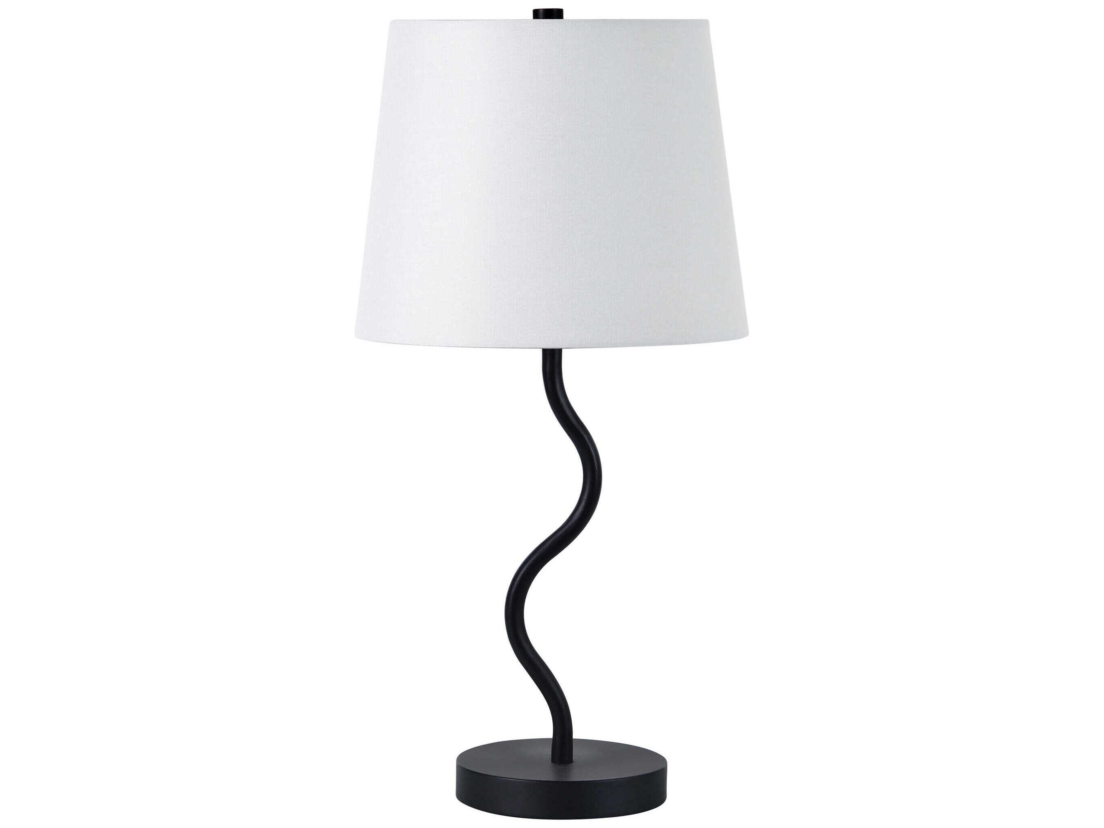 Renwil Mayssa Matte Black Table Lamp