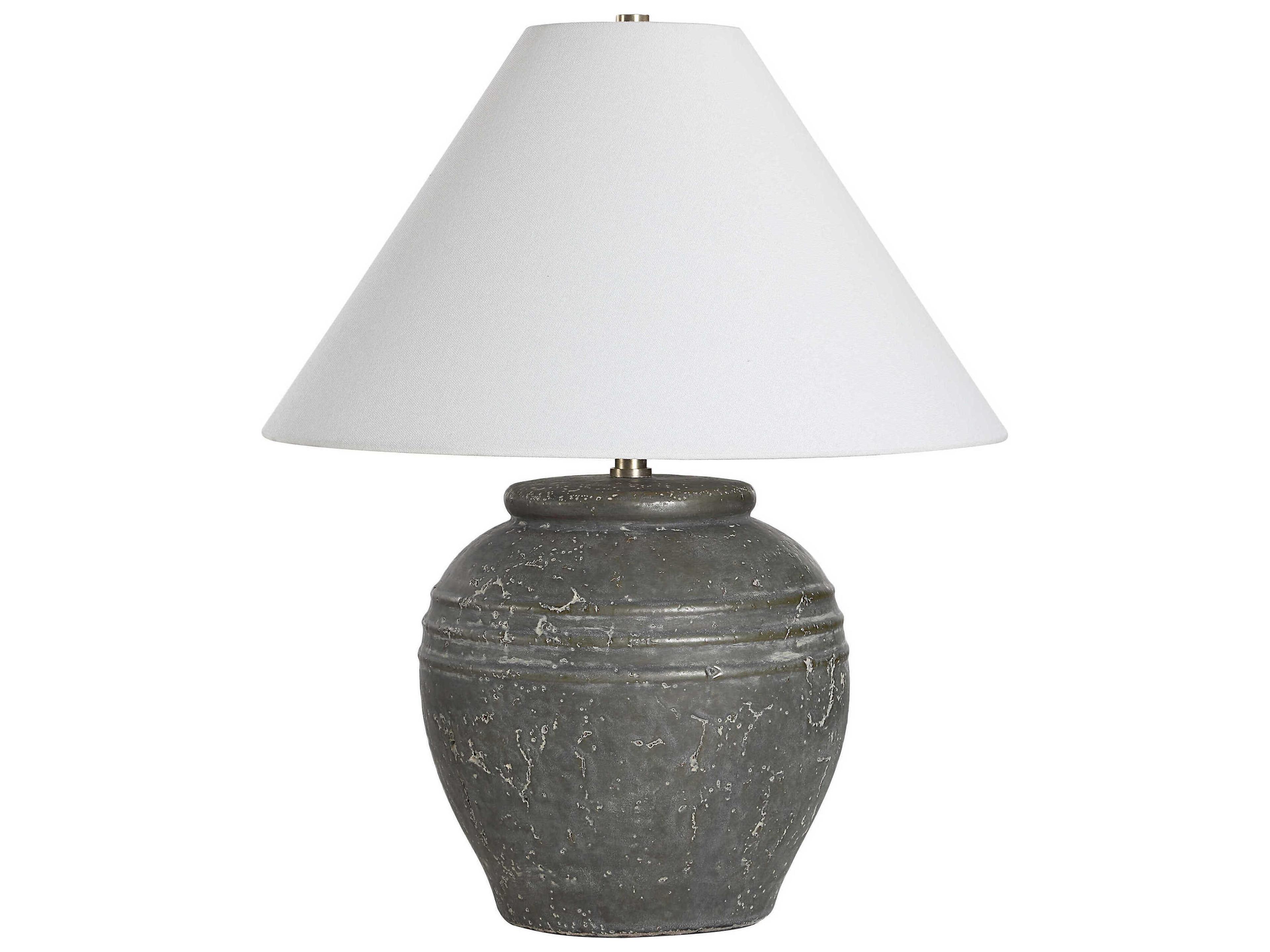 Renwil Lino Olive Wash Green Table Lamp