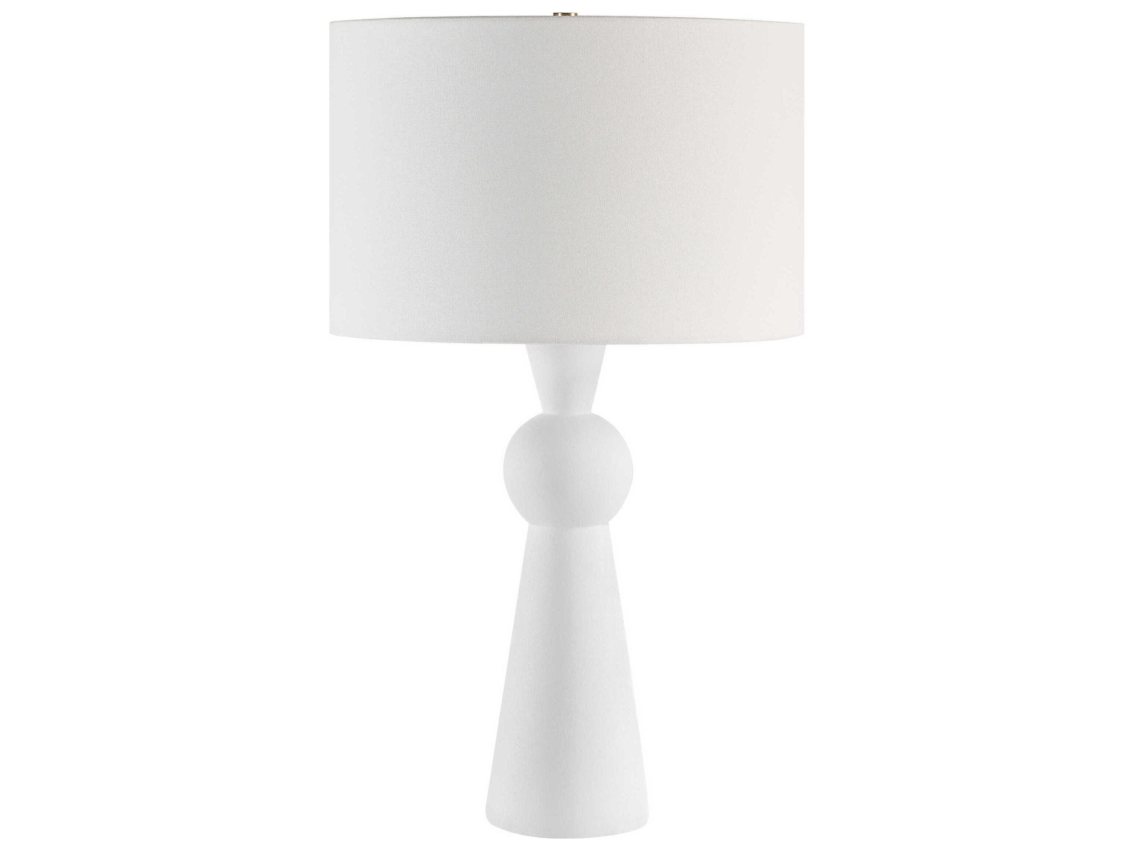 Renwil Petra Painted White Buffet Lamp