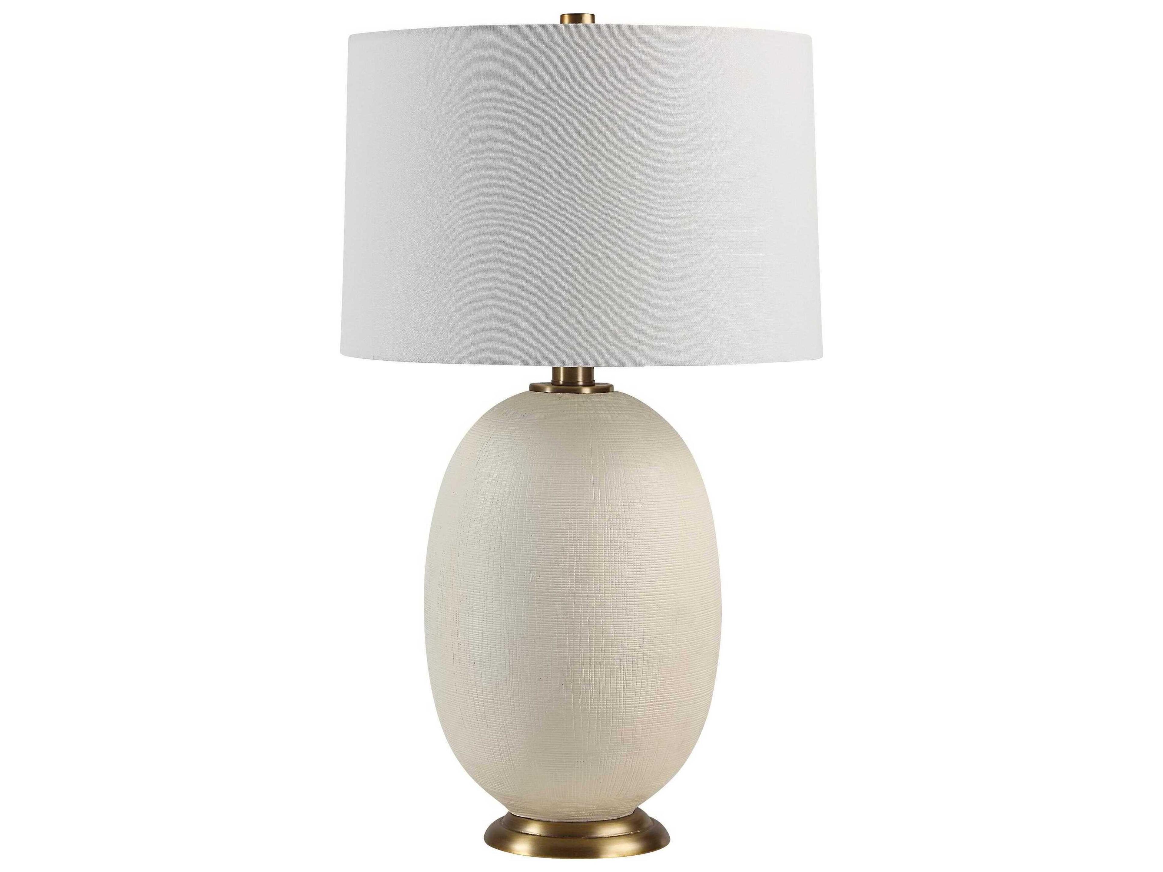 Renwil Cartagena Painted White Buffet Lamp