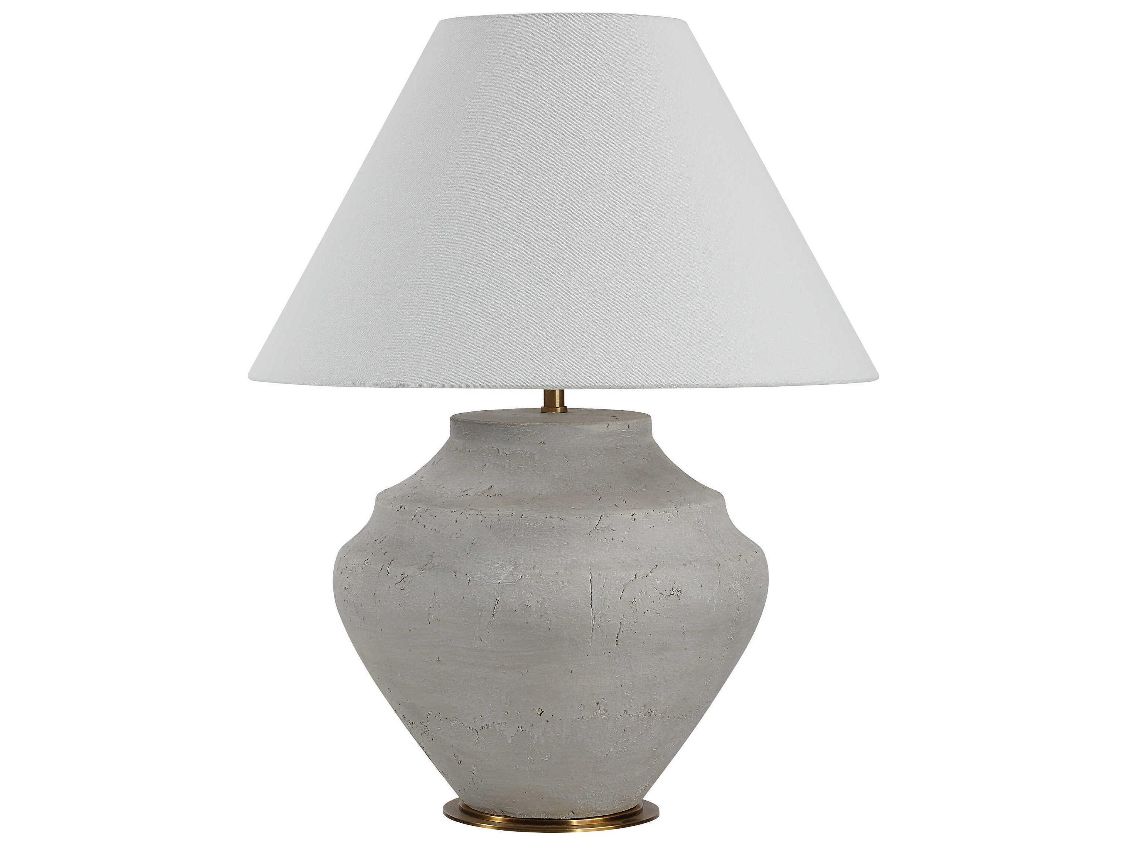 Renwil Iulia Antique Beige Gray Table Lamp